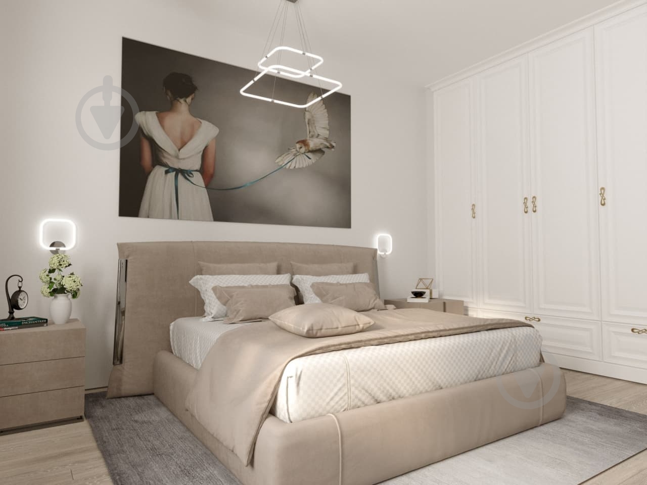 Подвес Victoria Lighting LED 60 Вт хром Tatum/SP2 chrome - фото 3