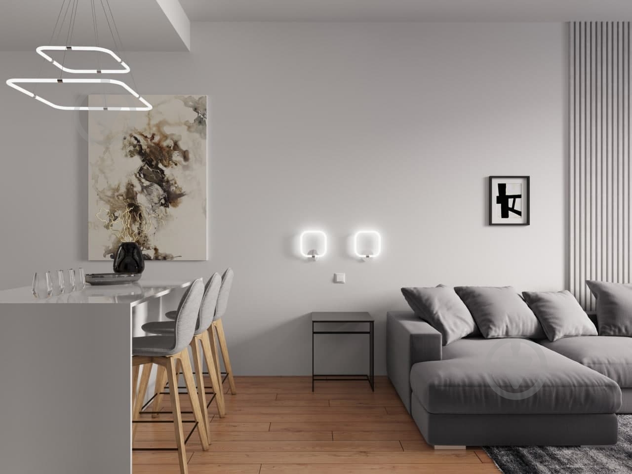 Подвес Victoria Lighting LED 60 Вт хром Tatum/SP2 chrome - фото 4