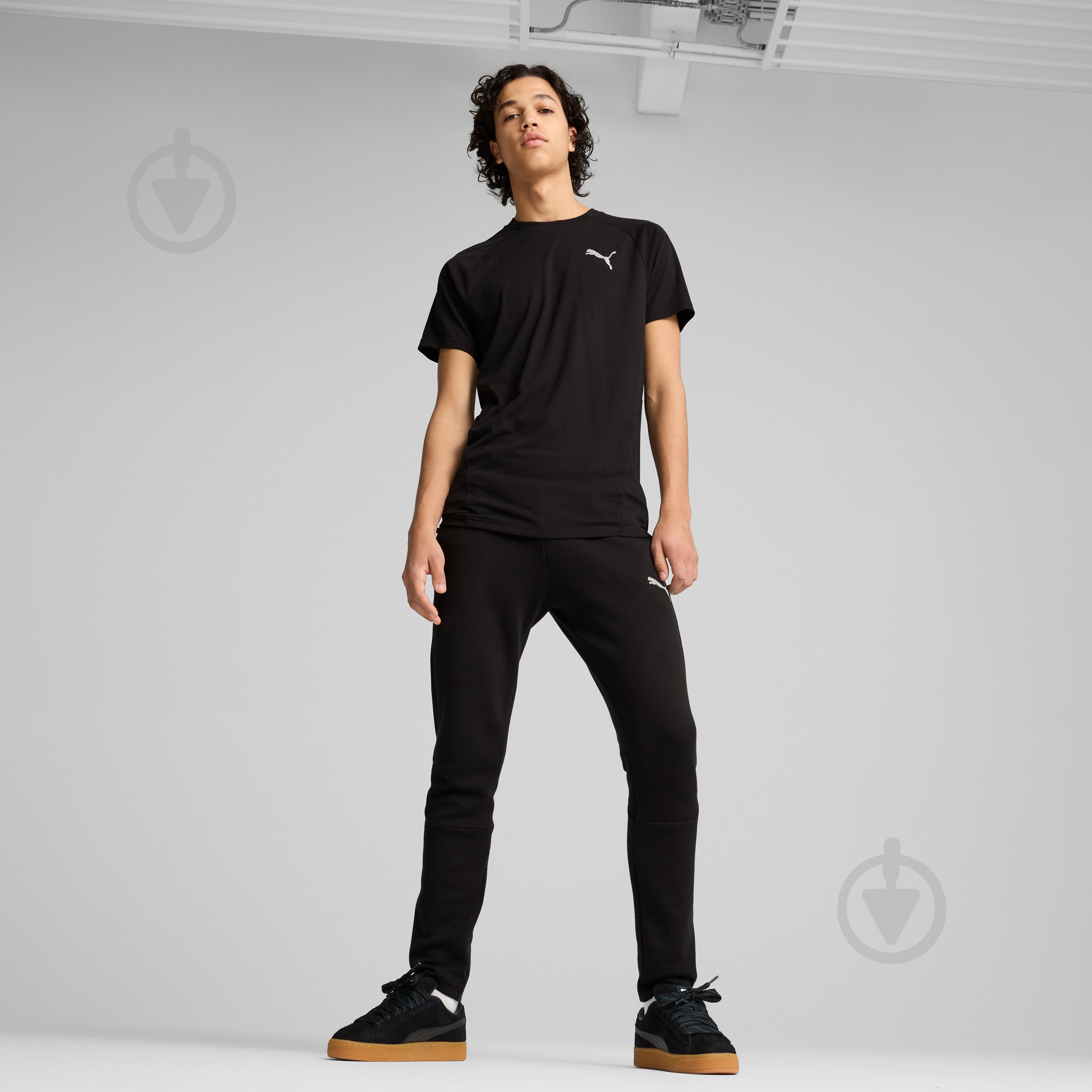 Футболка Puma EVOSTRIPE Tee 68169701 р.M черный - фото 5