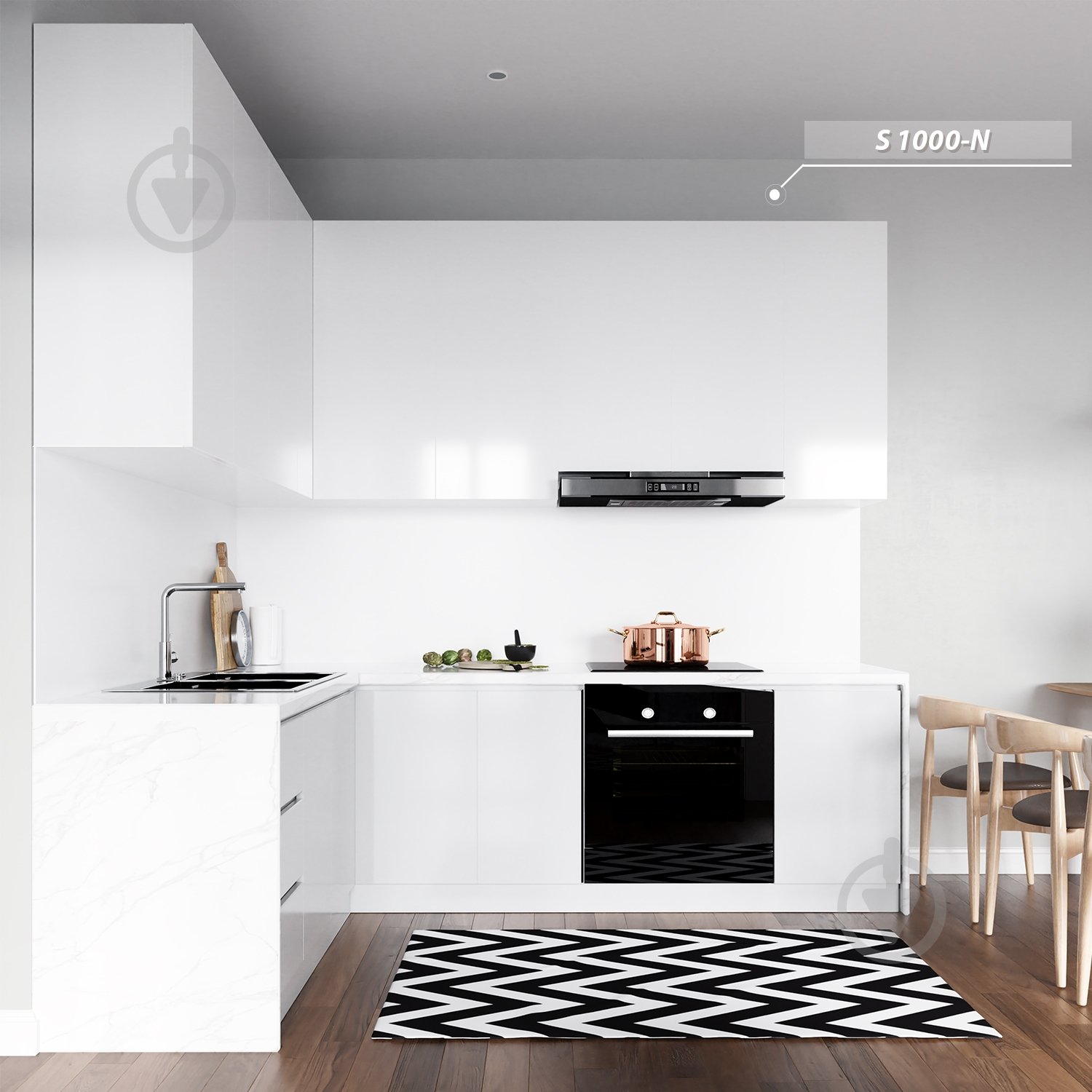 Фарба акрилова Feidal Antischimmel Weiss мат білий 1 л - фото 9