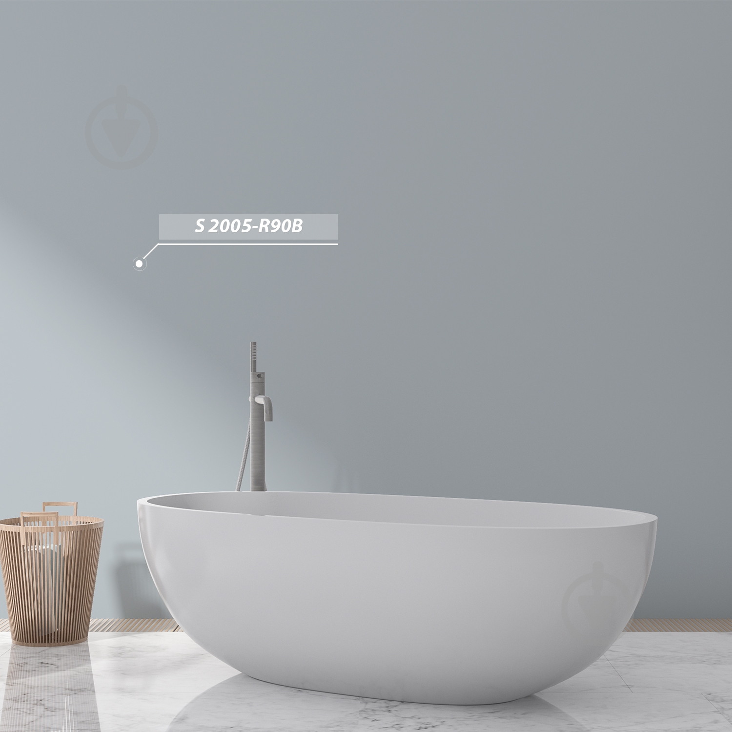 Краска акриловая Feidal Antischimmel Weiss мат белый 5 л - фото 2