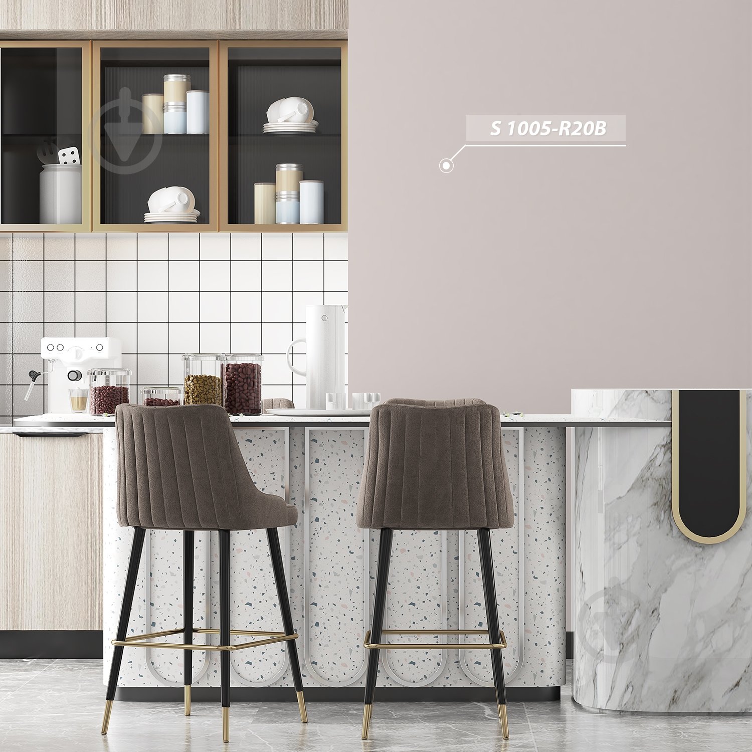 Краска акриловая Feidal Antischimmel Weiss мат белый 5 л - фото 8