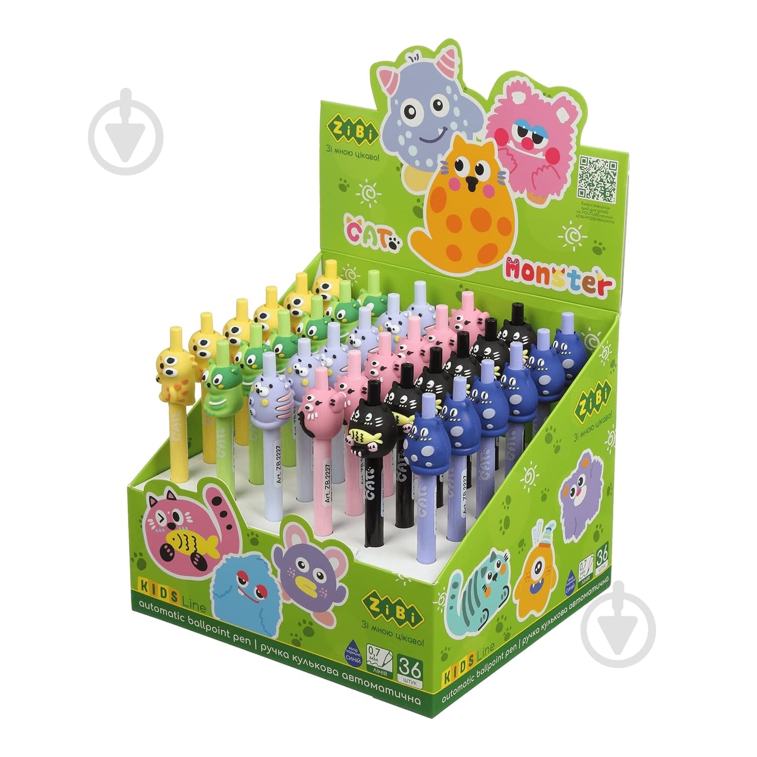 Ручка шариковая ZiBi STRANGE ANIMALS ZB.2227 - фото 2