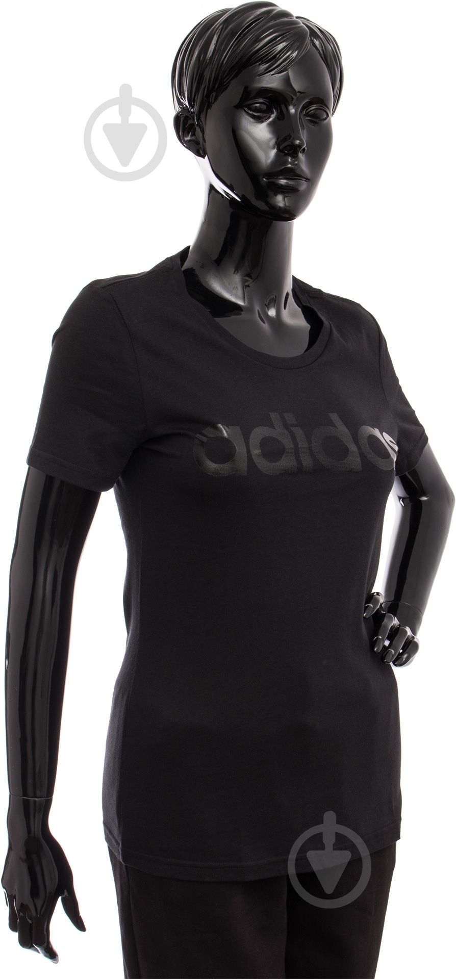 Футболка Adidas LINEAR AY4992 р.XS черный - фото 2