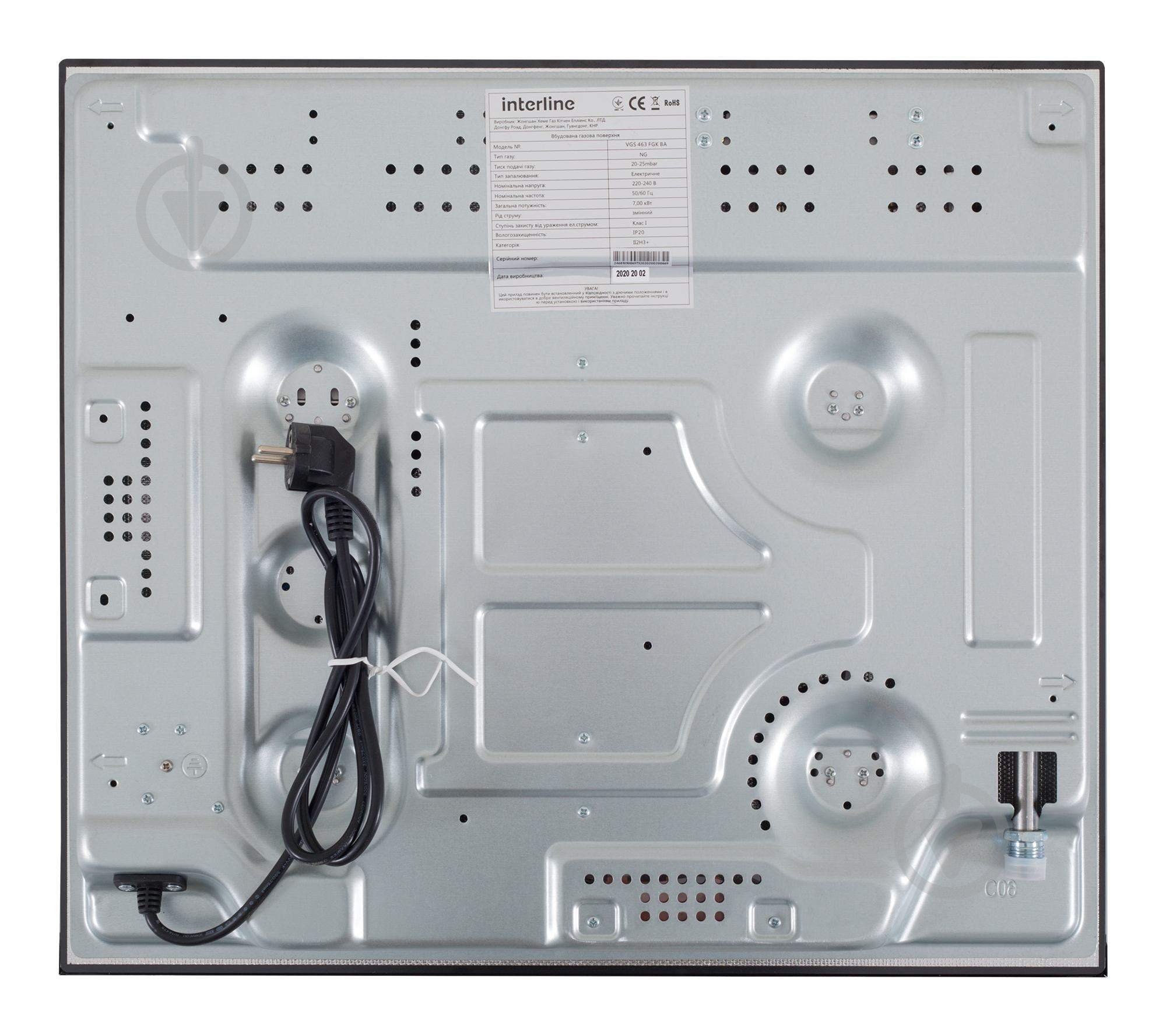 Варочная поверхность газовая Interline VGS 463 FGK BA - фото 8 Варочная поверхность газовая Interline VGS 463 FGK BA - фото 8