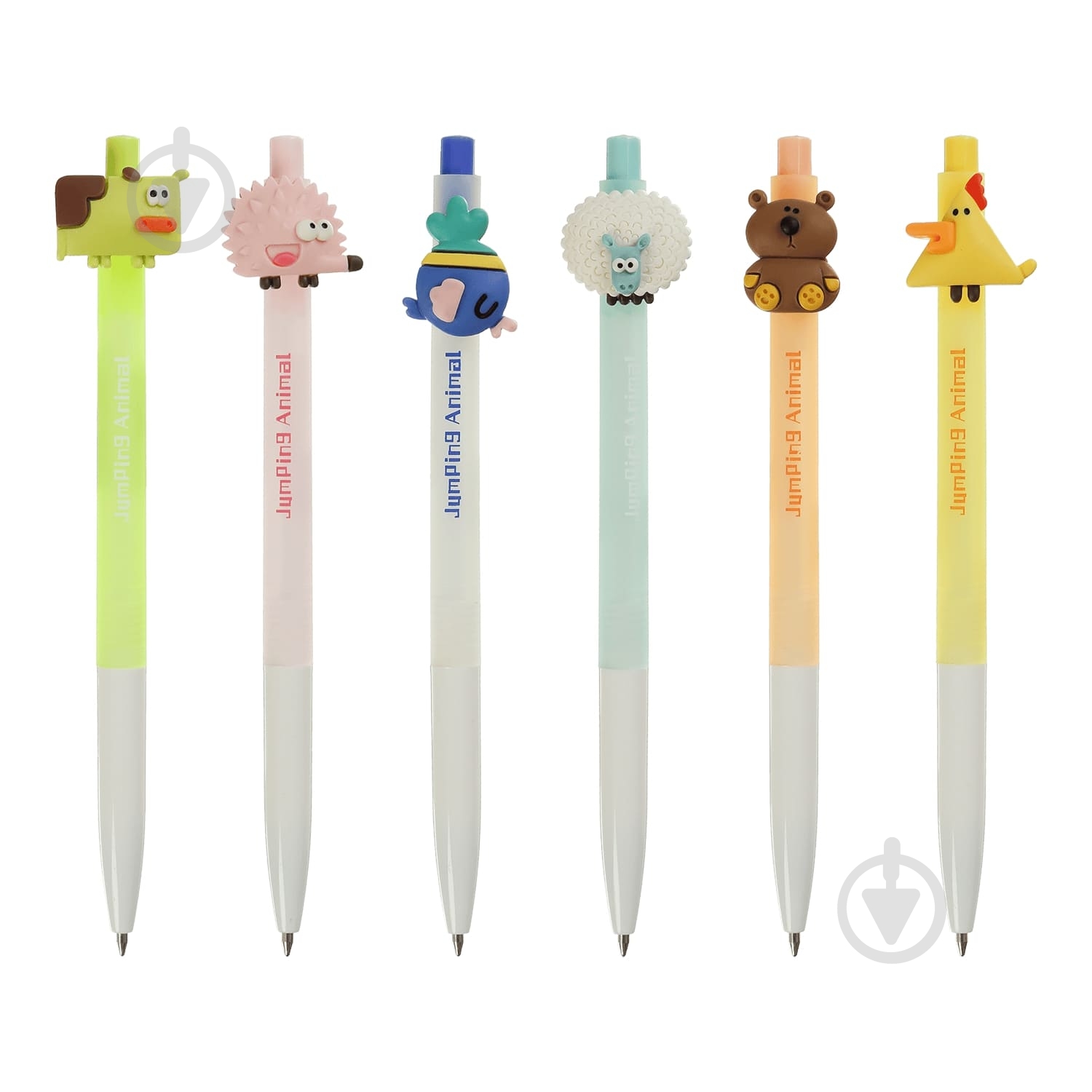 Ручка кулькова ZiBi JUMPING ANIMALS ZB.2228 - фото 1