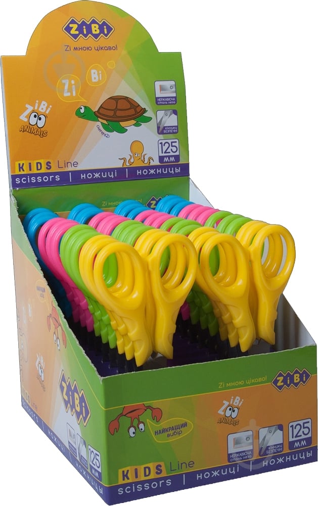 Ножиці дитячі FANTASY Kids Line 125 мм в асортименті ZB.5022 ZiBi ZB.5022 - фото 1