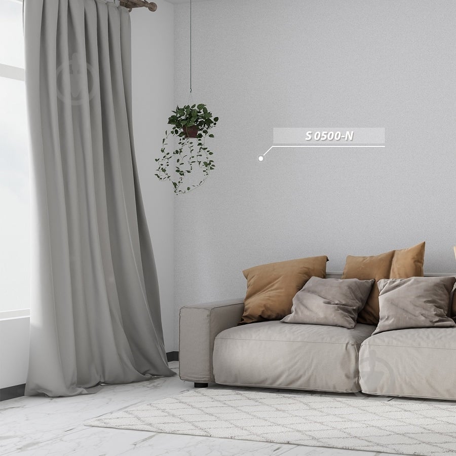 Краска акриловая структурная Feidal Innen Relief Beschichtung мат белый 10 л - фото 8