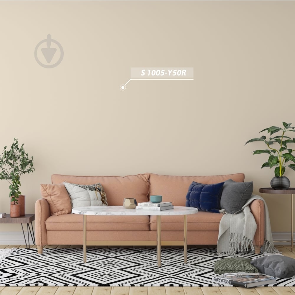 Краска акриловая структурная Feidal Innen Relief Beschichtung мат белый 10 л - фото 5
