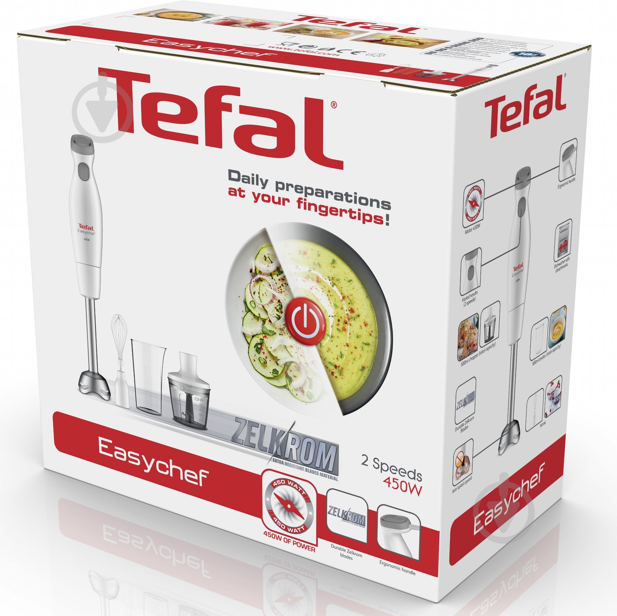 Блендер погружной Tefal Easychef 3в1 HB453138 - фото 4