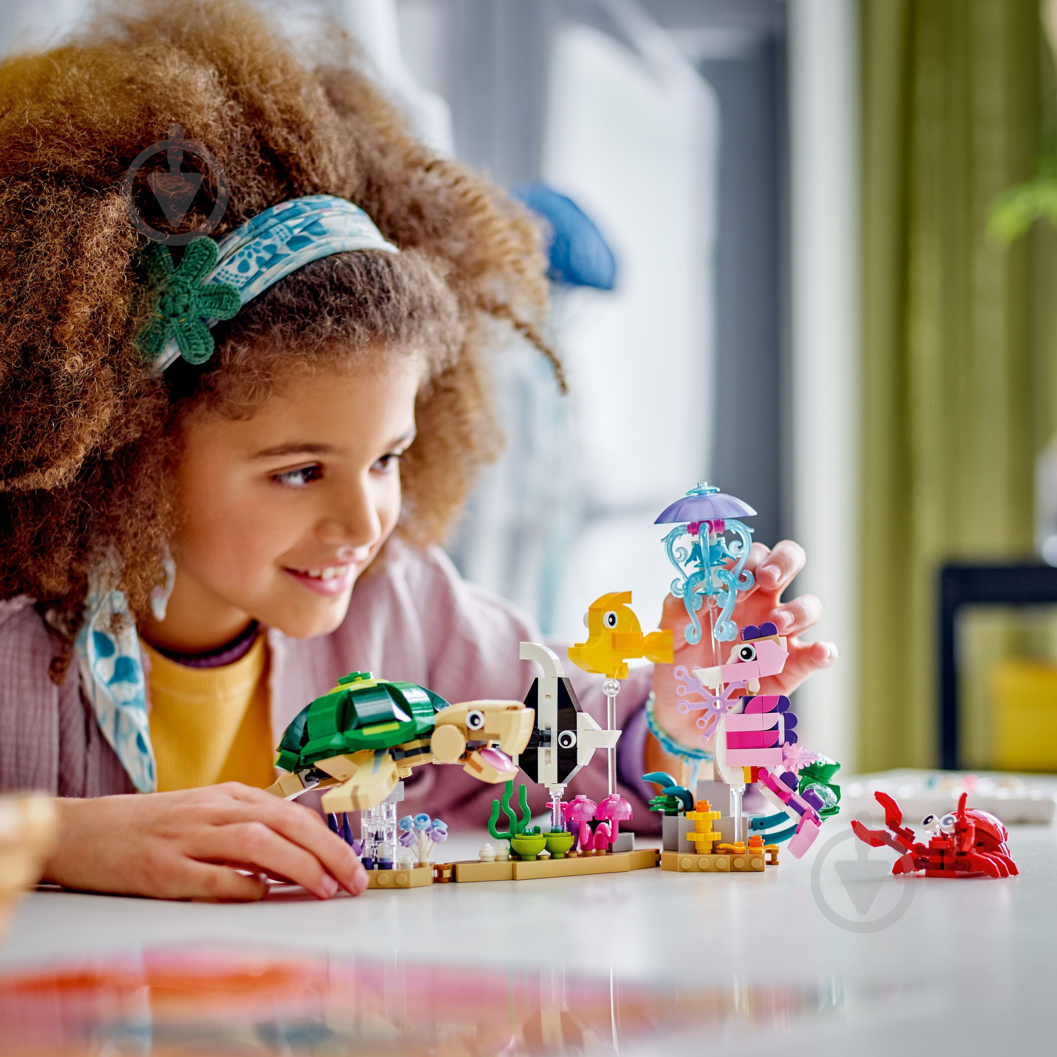 Конструктор LEGO Creator Морські тварини 31158 - фото 5 Конструктор LEGO Creator Морські тварини 31158 - фото 5