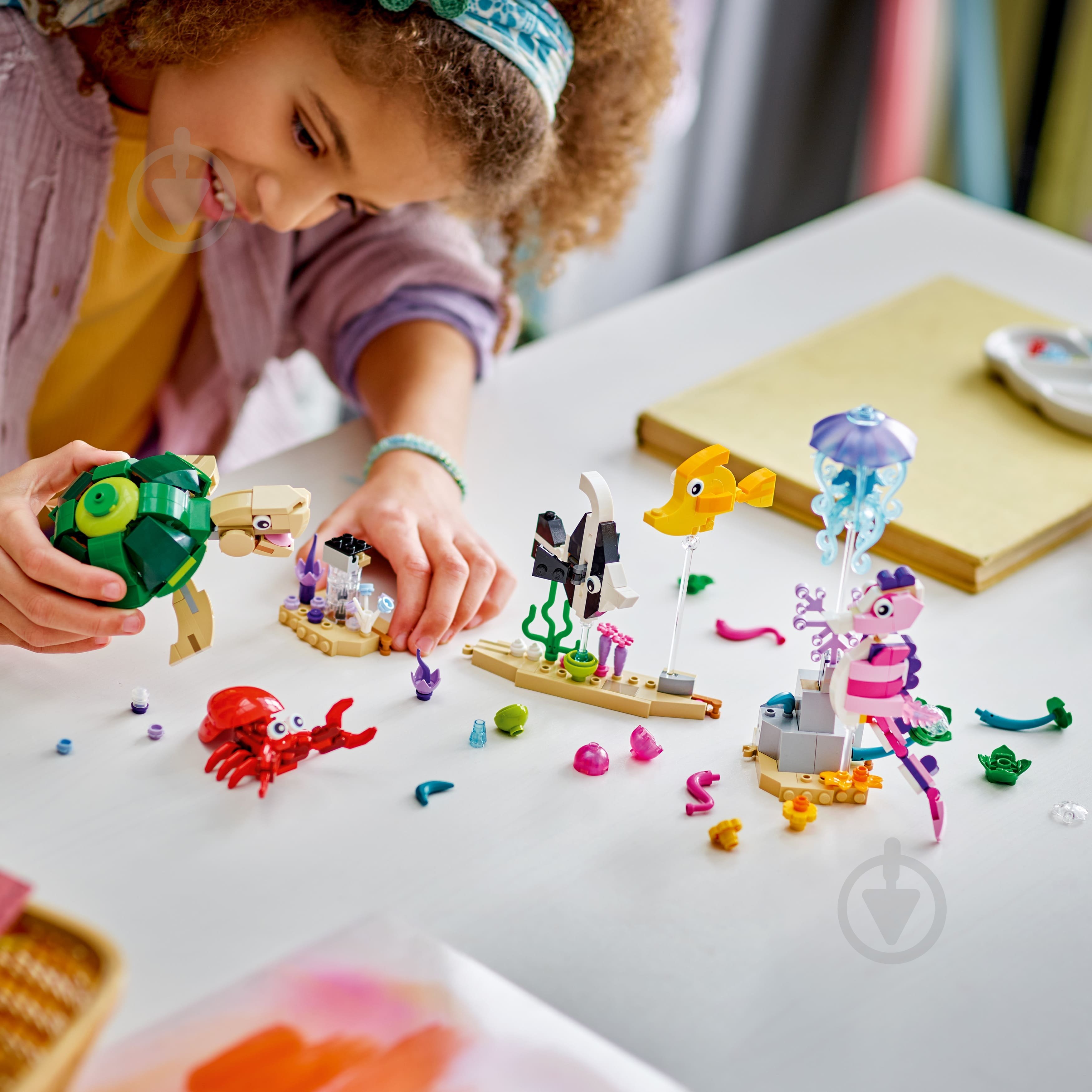 Конструктор LEGO Creator Морські тварини 31158 - фото 4 Конструктор LEGO Creator Морські тварини 31158 - фото 4