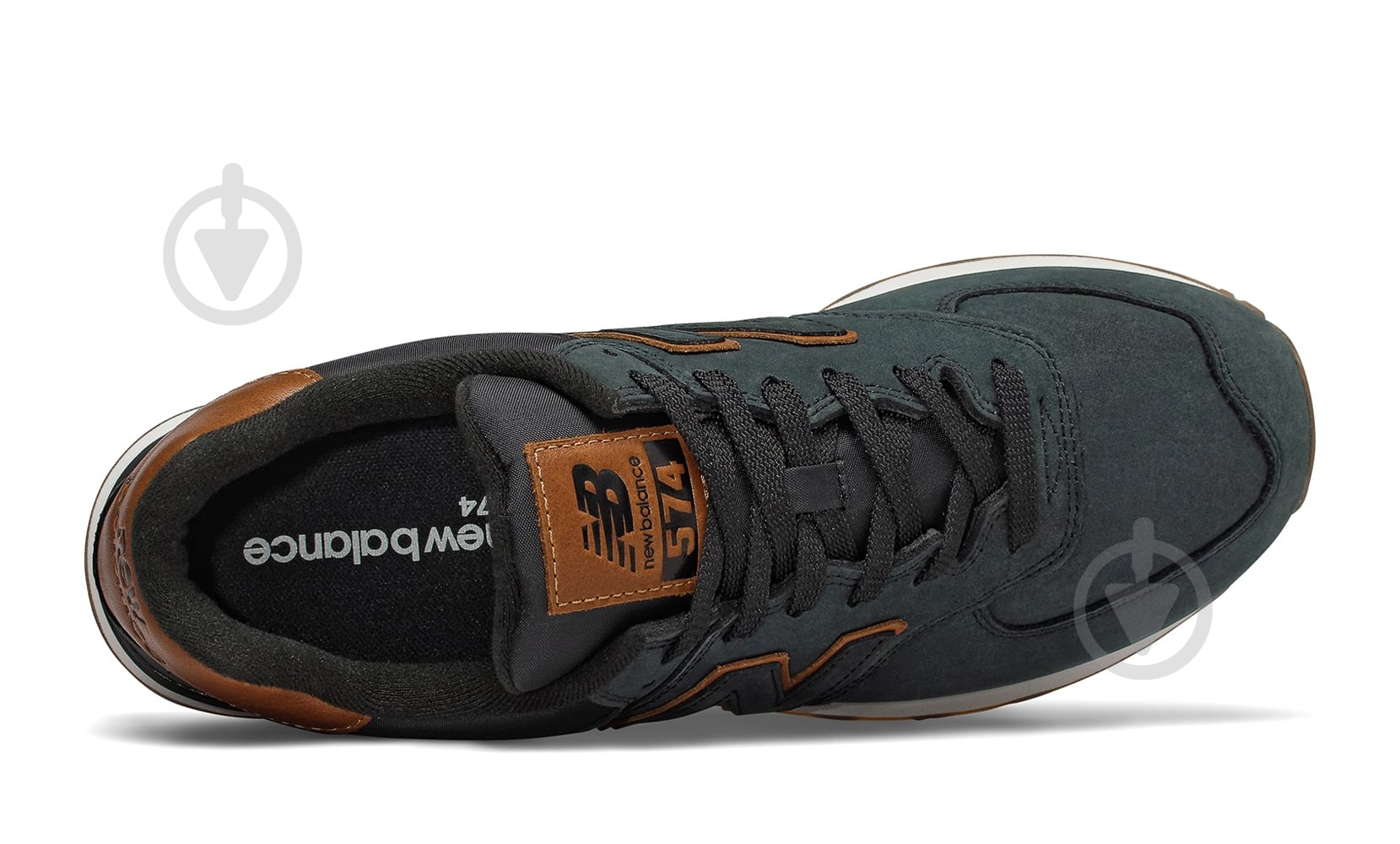 Кросівки чоловічі зимові New Balance ML574NBI р.41,5 чорні - фото 3