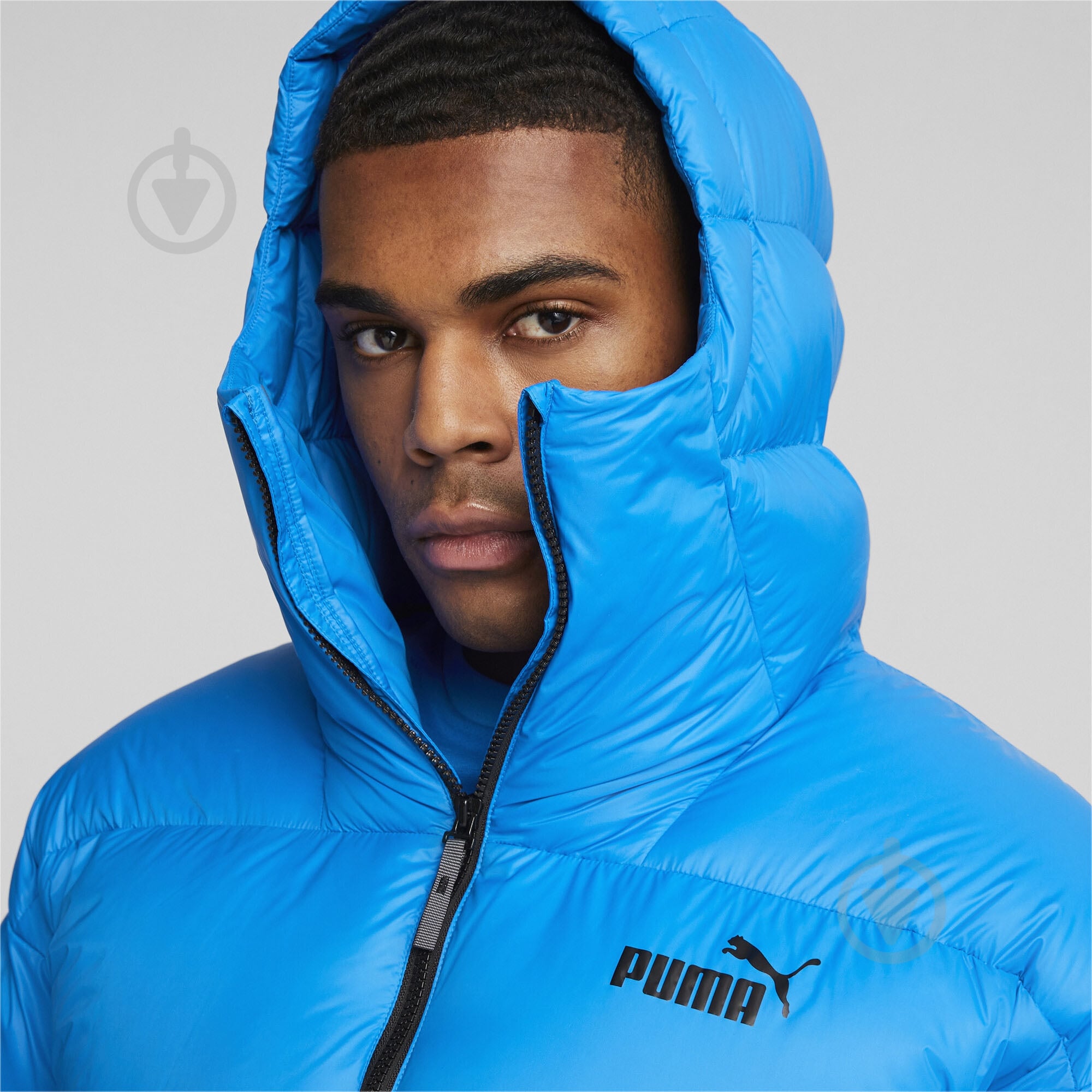 Пуховик Puma HOODED ULTRA DOWN PUFFER JACKET 67538347 р.L голубой - фото 5