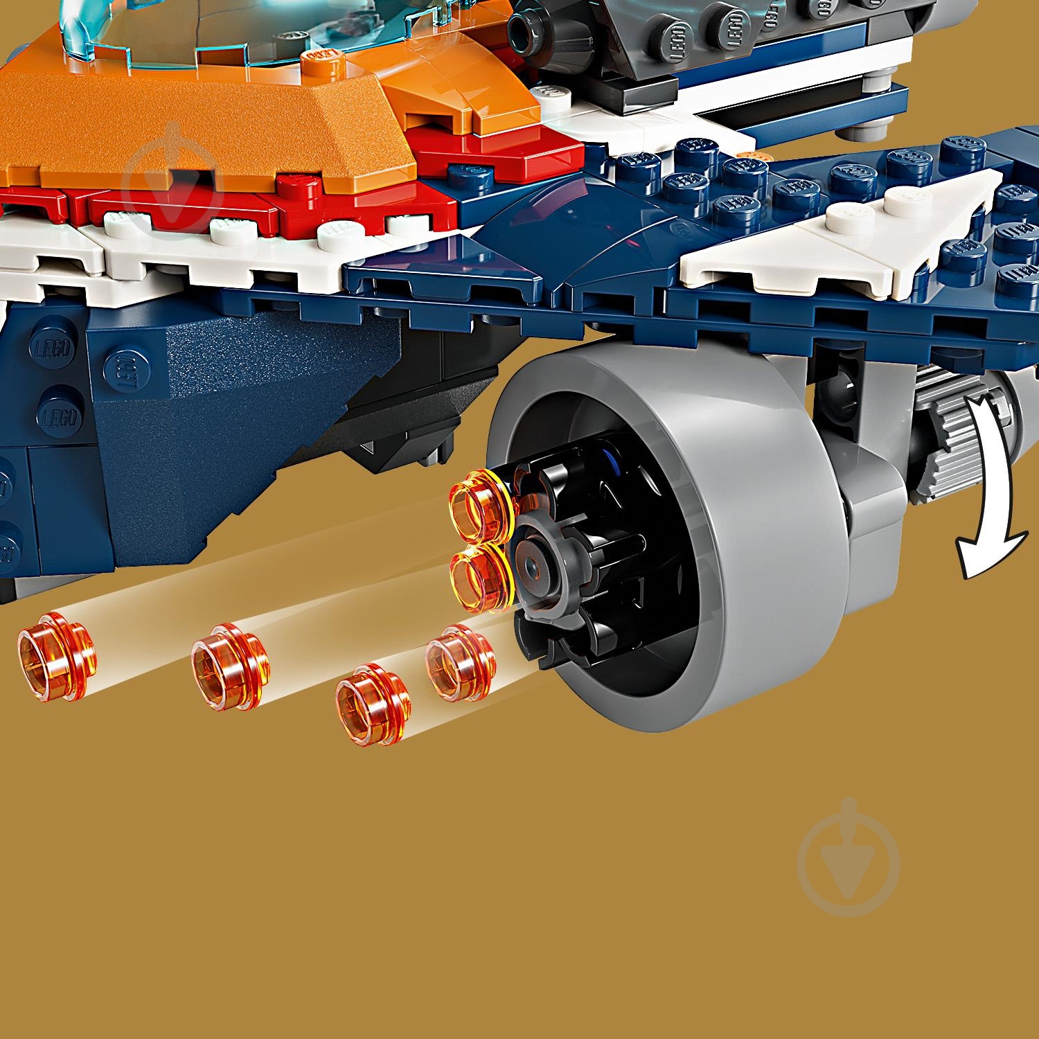 Конструктор LEGO Super Heroes Marvel Warbird Ракети vs. Ронан 76278 - фото 8