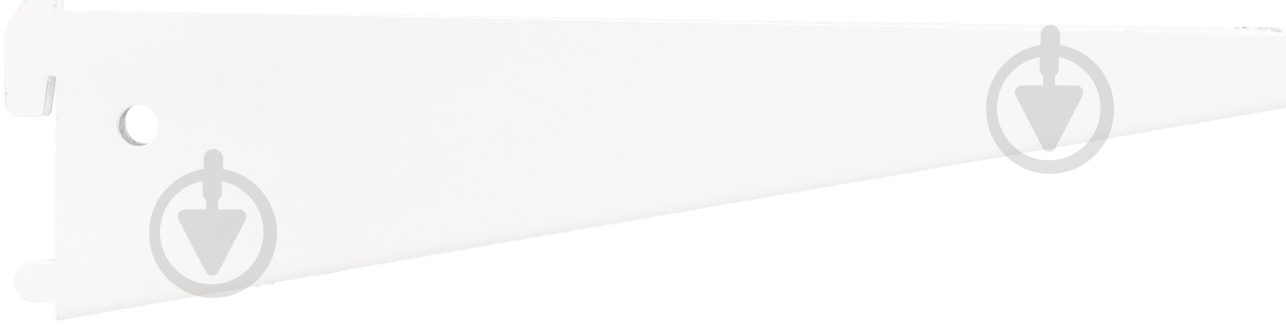 Кронштейн к гардеробной системе Kolchuga 220 мм двойной (для полки из ДСП, дерева, стекла) белый - фото 5