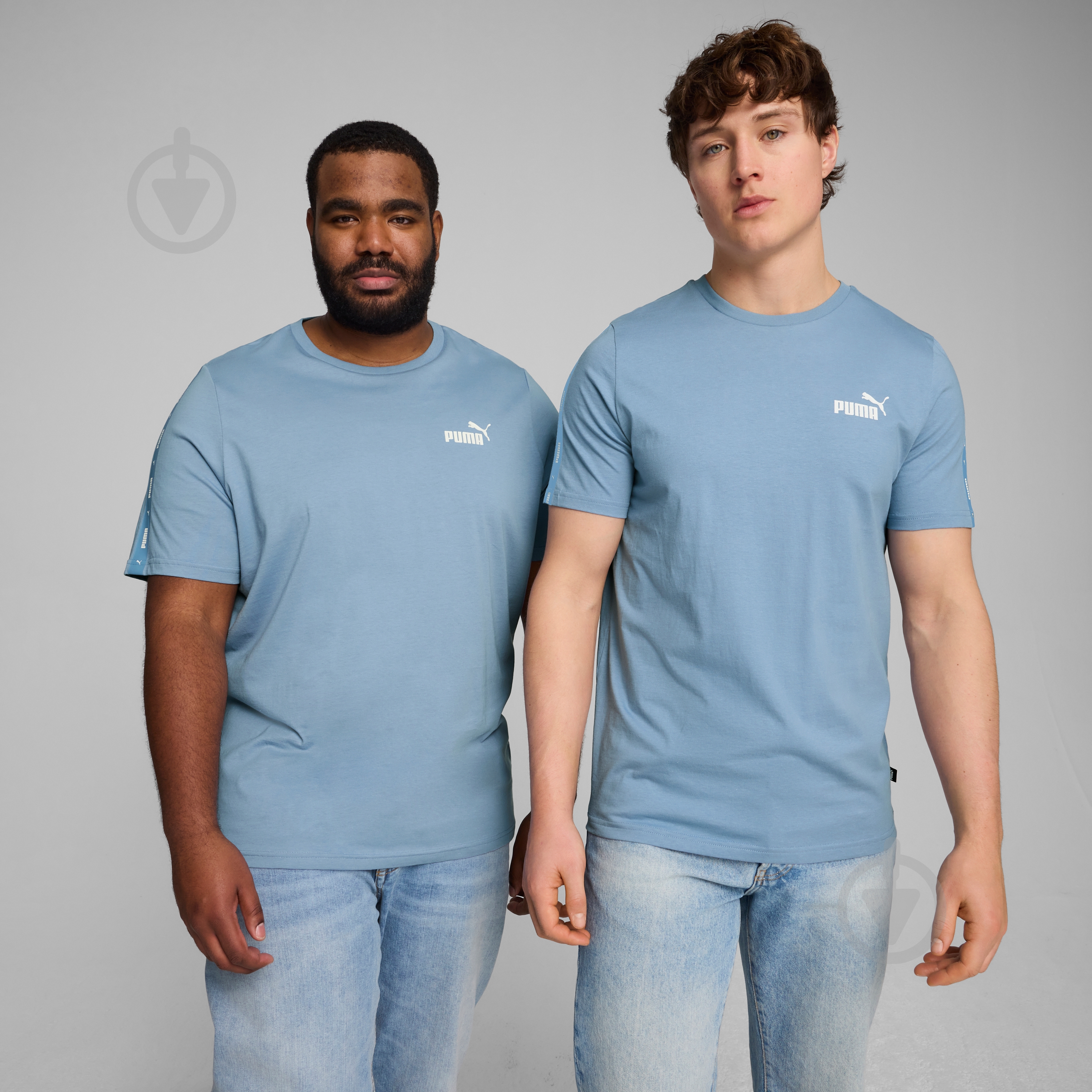 Футболка Puma ESS+ TAPE TEE 84738220 р.S синій - фото 3