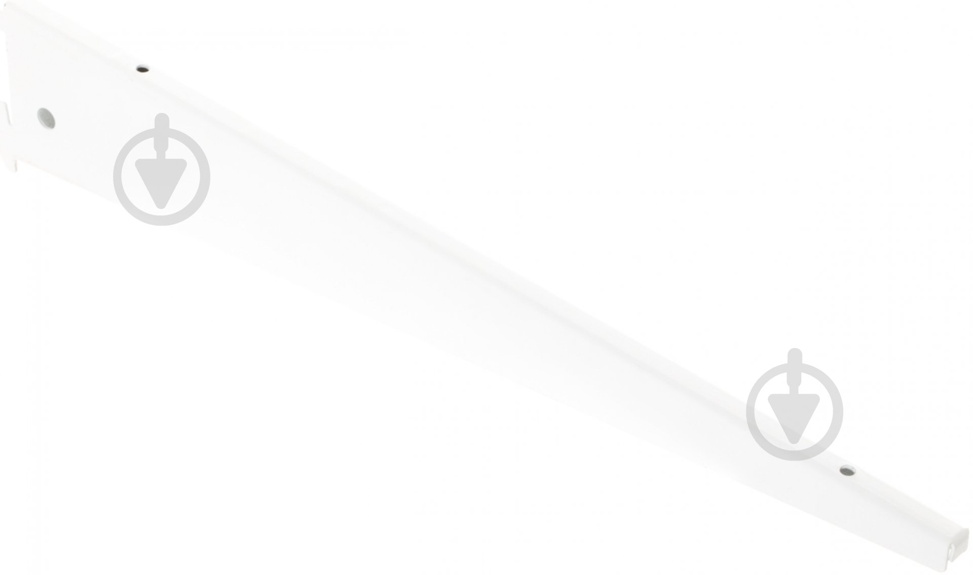 Кронштейн к гардеробной системе Kolchuga 370 мм двойной (для полки из ДСП, дерева, стекла) белый - фото 4