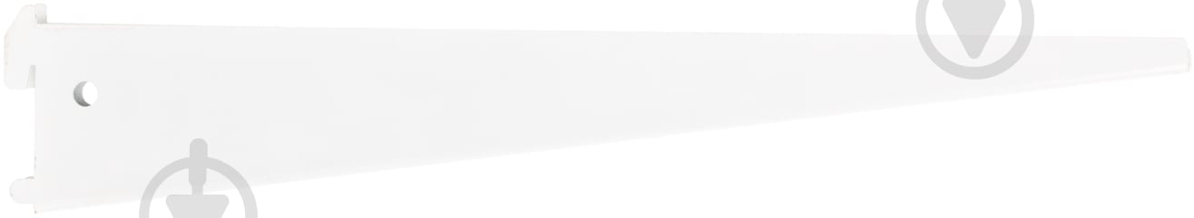 Кронштейн к гардеробной системе Kolchuga 370 мм двойной (для полки из ДСП, дерева, стекла) белый - фото 7