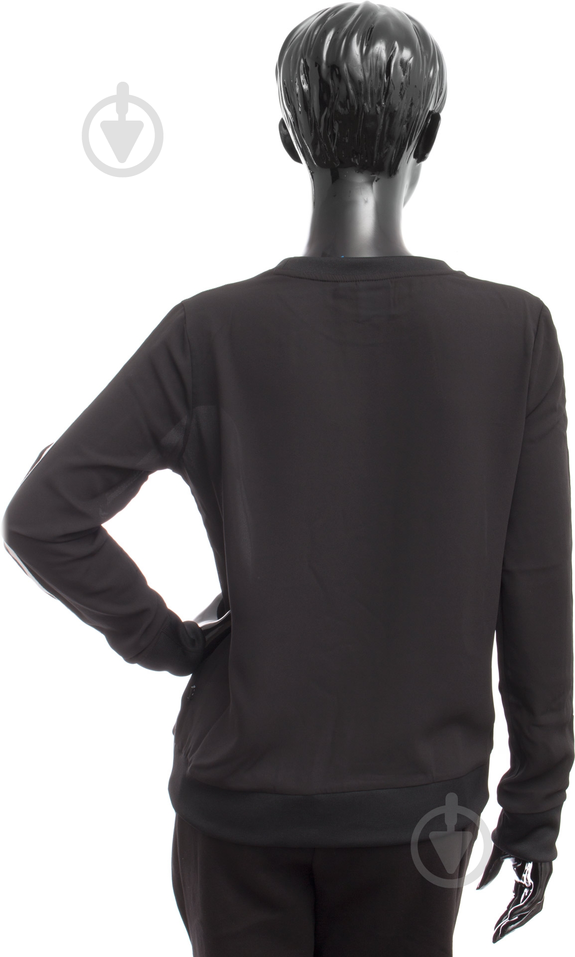 Світшот Adidas 3 Stripes Sweat AY5241 р. 40 чорний - фото 3 Світшот Adidas 3 Stripes Sweat AY5241 р. 40 чорний - фото 3