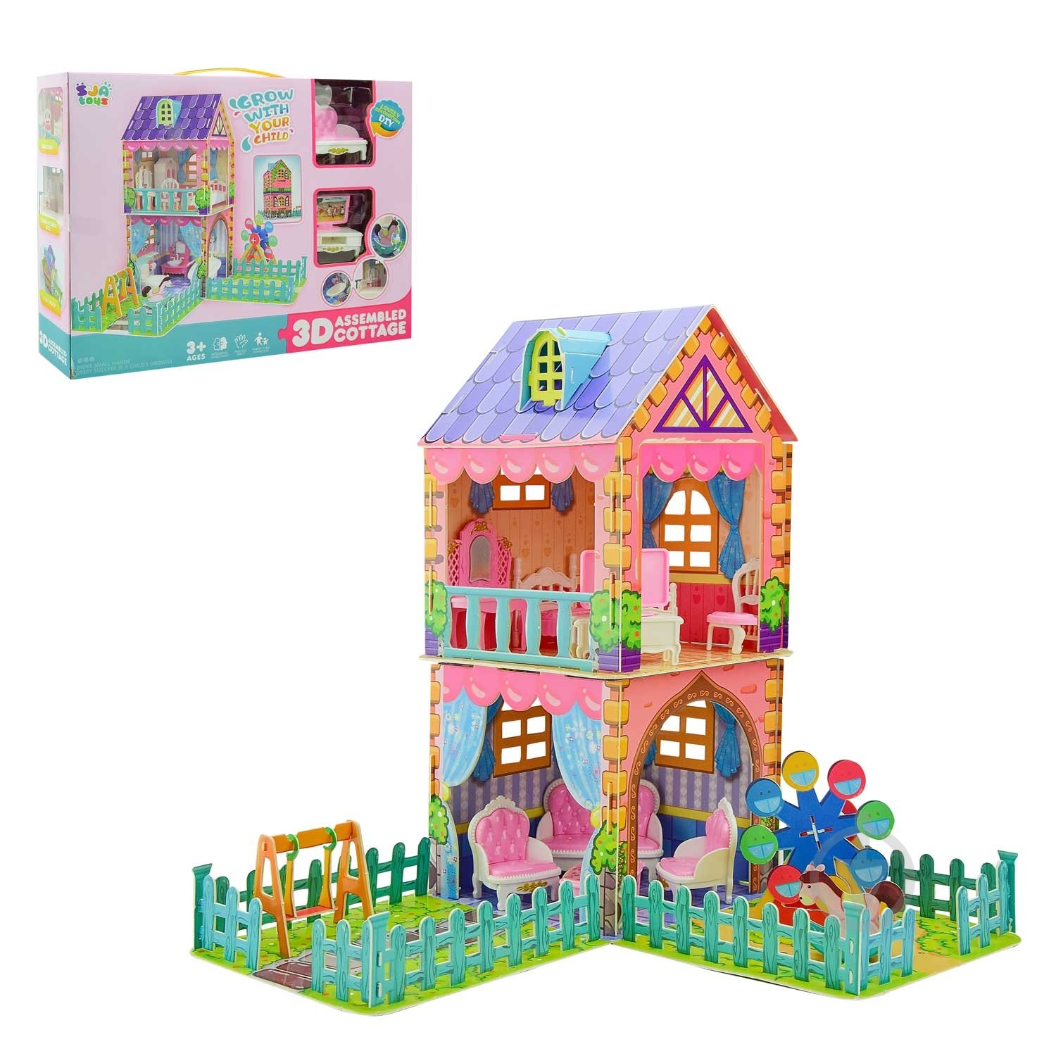 3D-конструктор Домик 0588-18 - фото 1