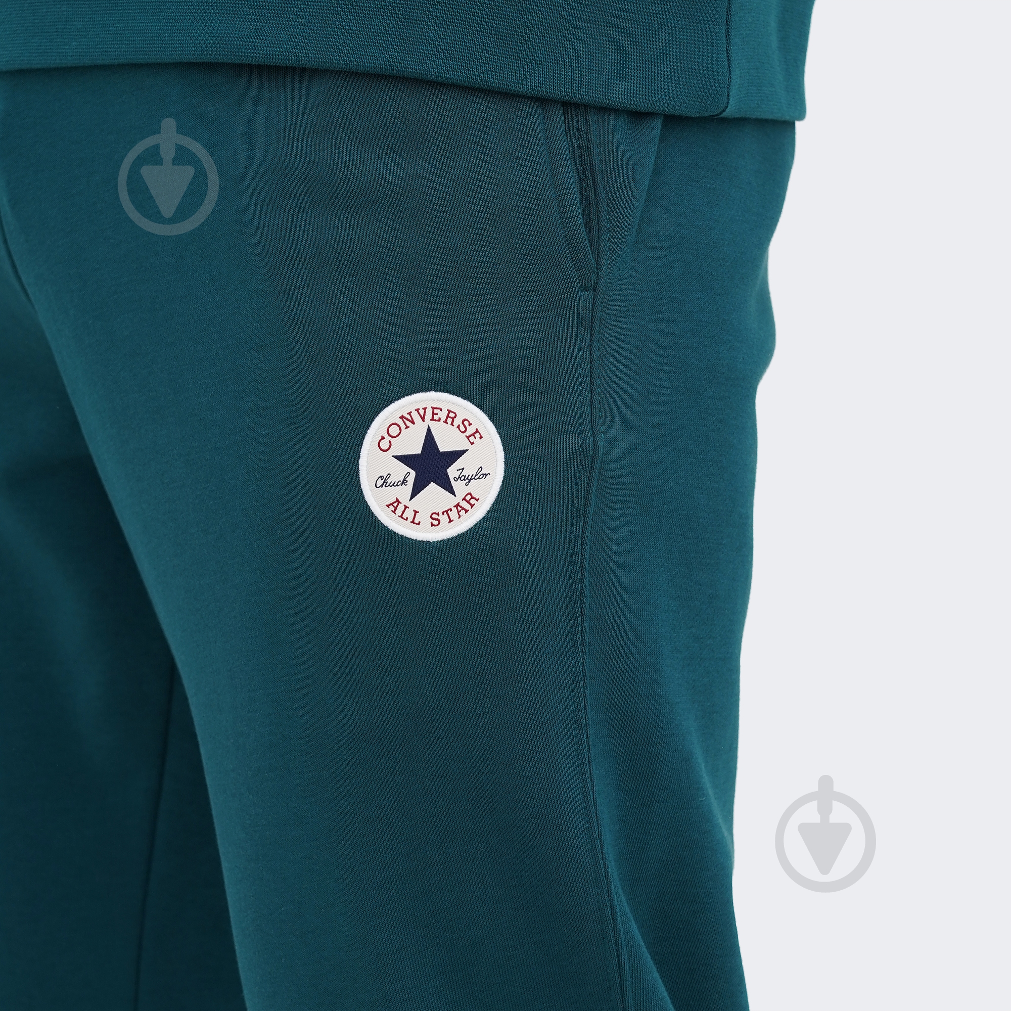 Брюки Converse STANDARD FIT CORE CHUCK PATCH PANT FT 10026982-303 р. S зеленый - фото 4