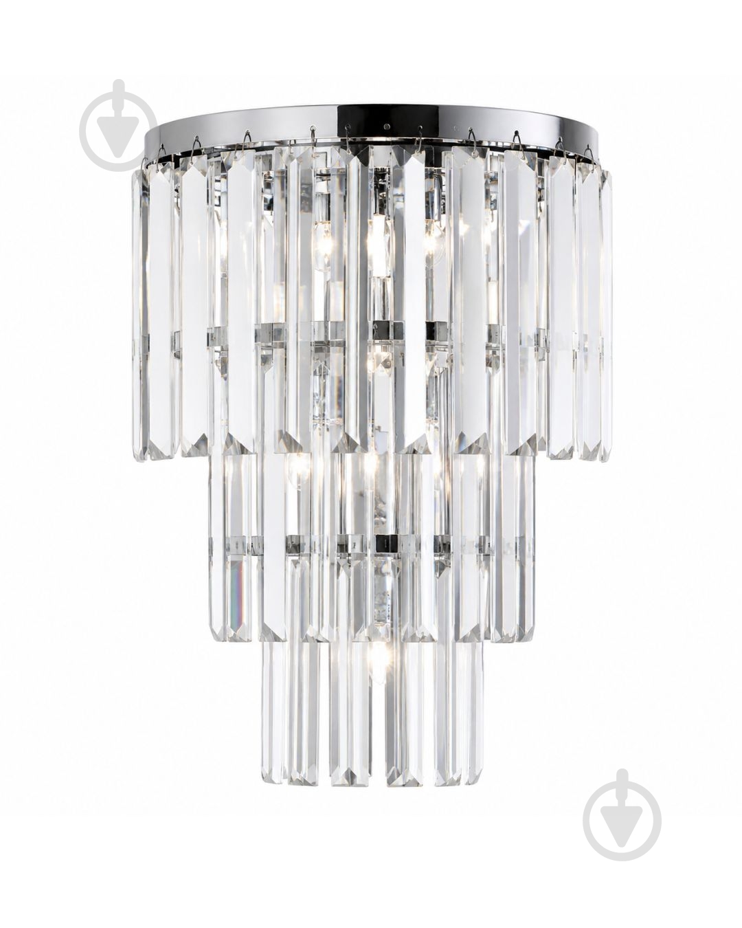 Бра LIGHT SET PIONA D260 E14 прозорий/хром - фото 1