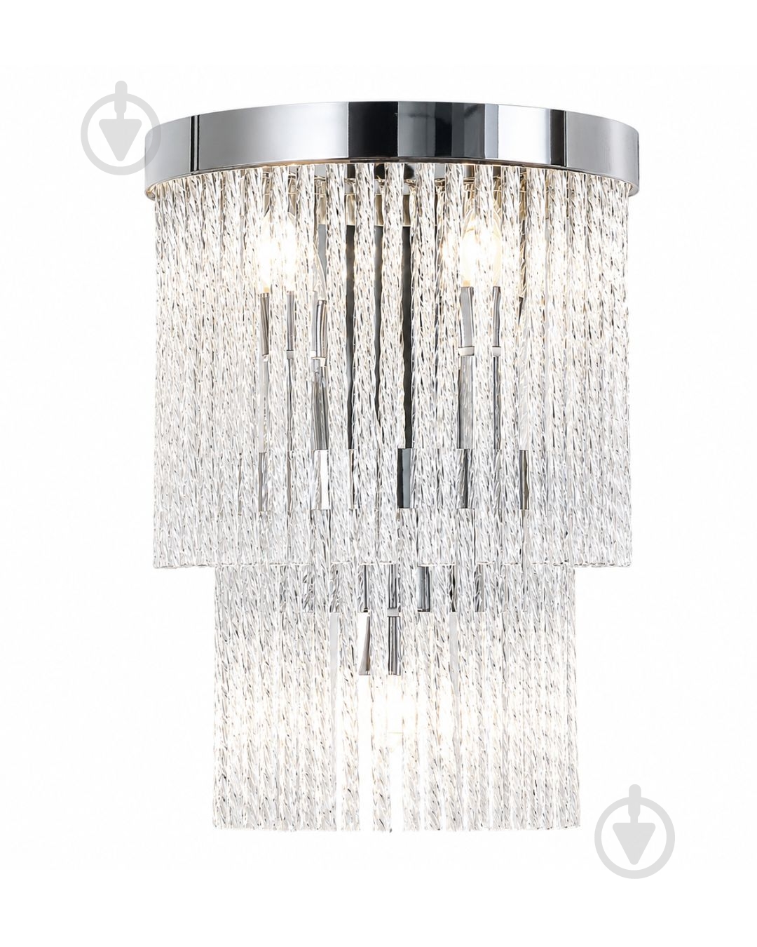 Бра LIGHT SET LYST D260 E14 прозорий/хром - фото 1