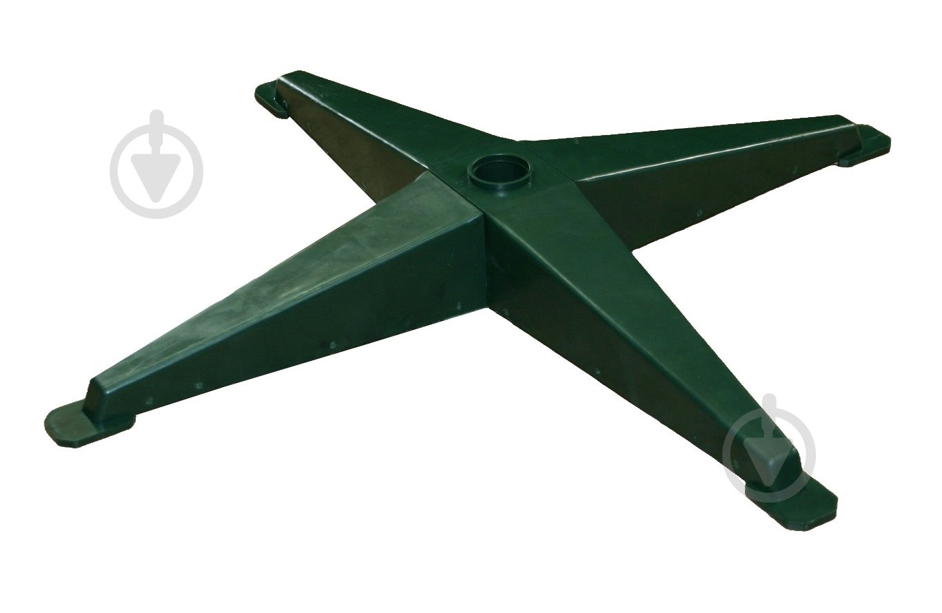 Подставка для елки Chomik 51х51 см, пластик зеленый - фото 1 Подставка для елки Chomik 51х51 см, пластик зеленый - фото 1