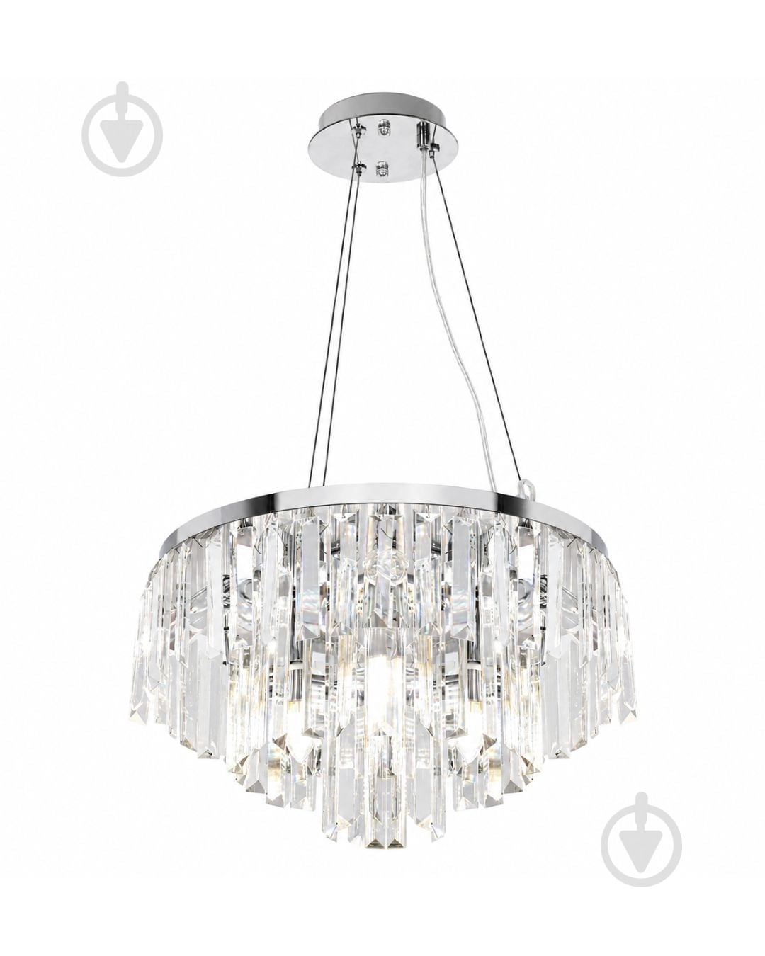 Люстра подвесная LIGHT SET PIONA PL400 7xE14 прозрачный/хром - фото 1