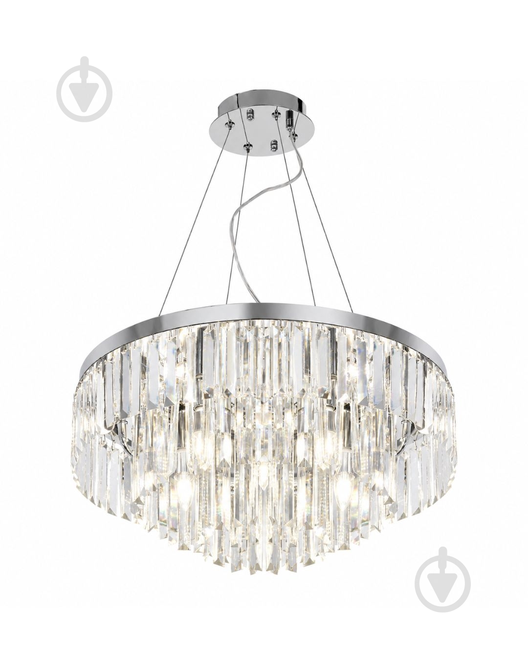 Люстра подвесная LIGHT SET PIONA PL600 12xE14 прозрачный/хром - фото 1 Люстра подвесная LIGHT SET PIONA PL600 12xE14 прозрачный/хром - фото 1
