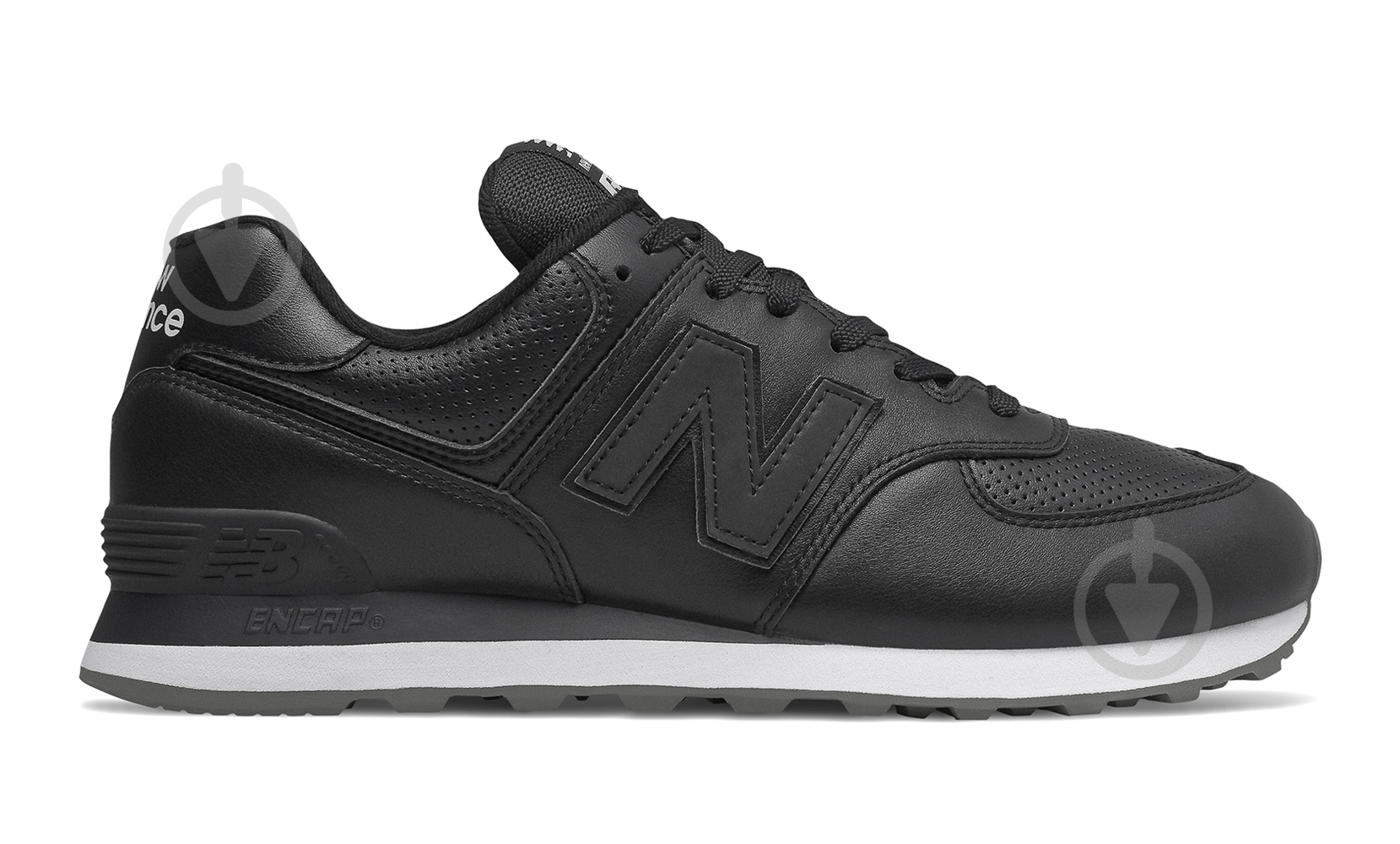 Кроссовки мужские зимние New Balance ML574SNR р.41,5 черные - фото 1