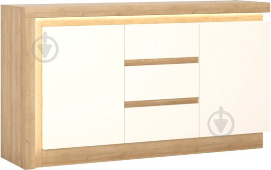 Комод Meble Wojcik LYON LYOK01 2D3S дуб ривьера/белыйдуб ривьера - фото 1 Комод Meble Wojcik LYON LYOK01 2D3S дуб ривьера/белыйдуб ривьера - фото 1