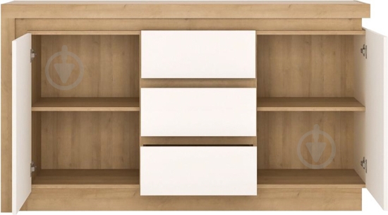 Комод Meble Wojcik LYON LYOK01 2D3S дуб ривьера/белыйдуб ривьера - фото 2 Комод Meble Wojcik LYON LYOK01 2D3S дуб ривьера/белыйдуб ривьера - фото 2