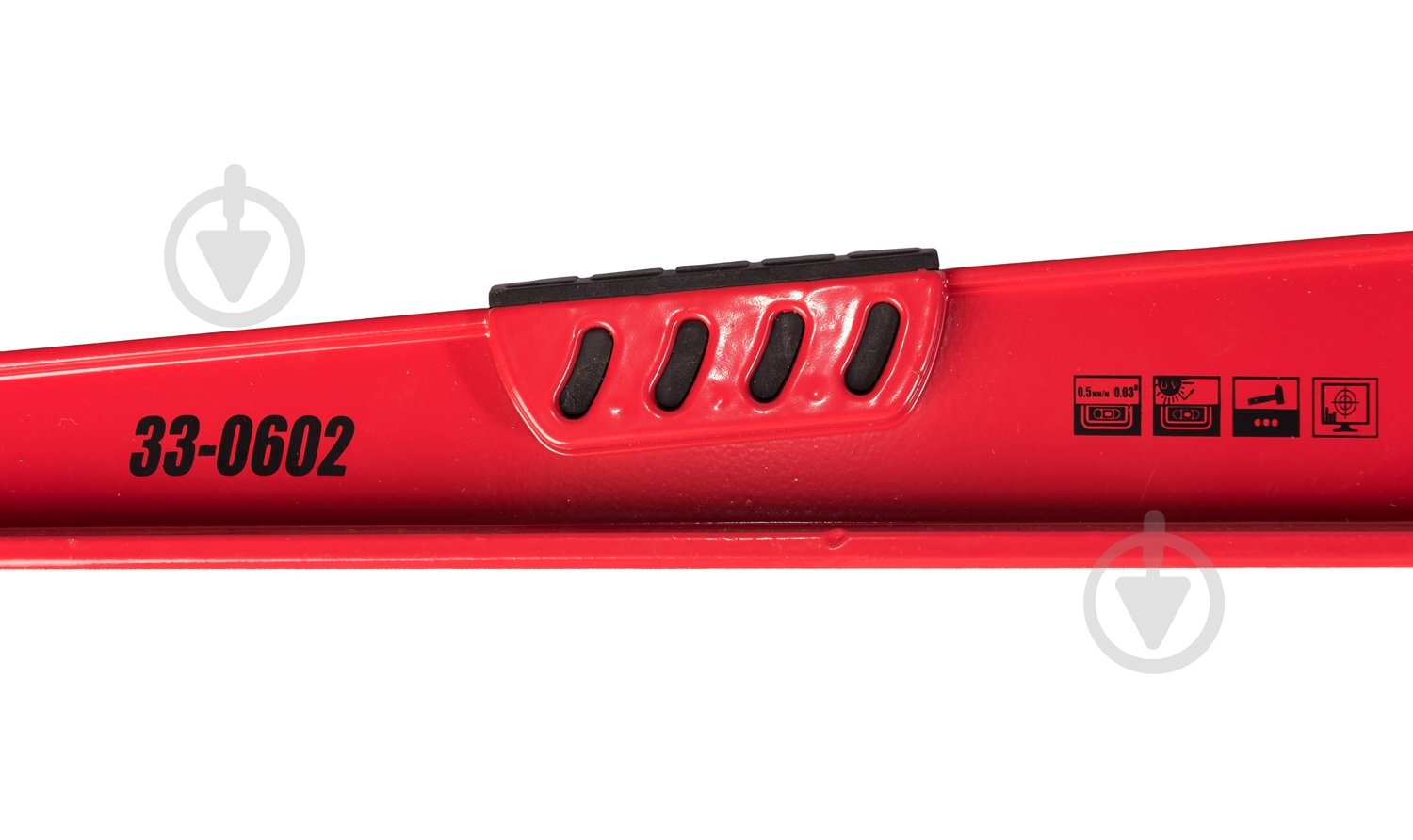 Уровень 60 см MasterTool ударный с зеркалом 33-0602 - фото 8