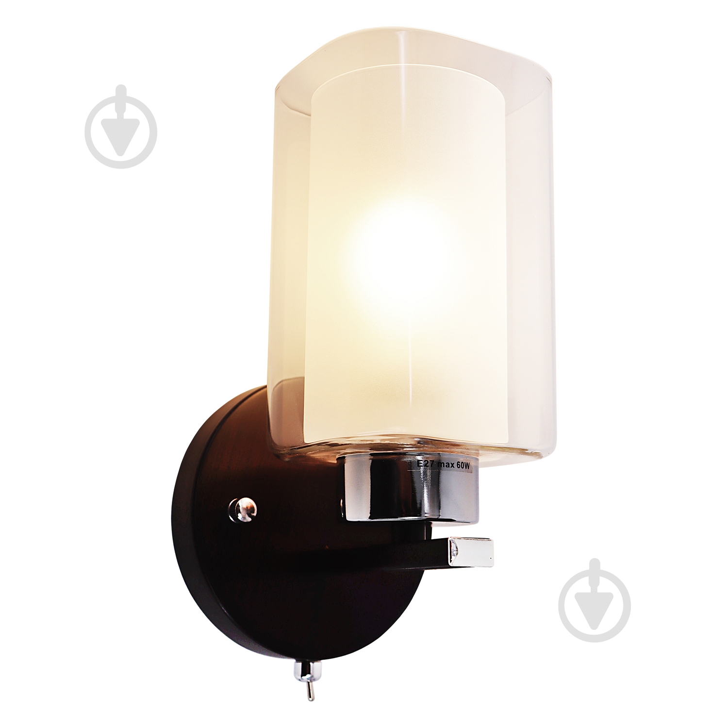 Бра Victoria Lighting 1x60 Вт E27 хром/венге Artur/AP1 wenge - фото 1