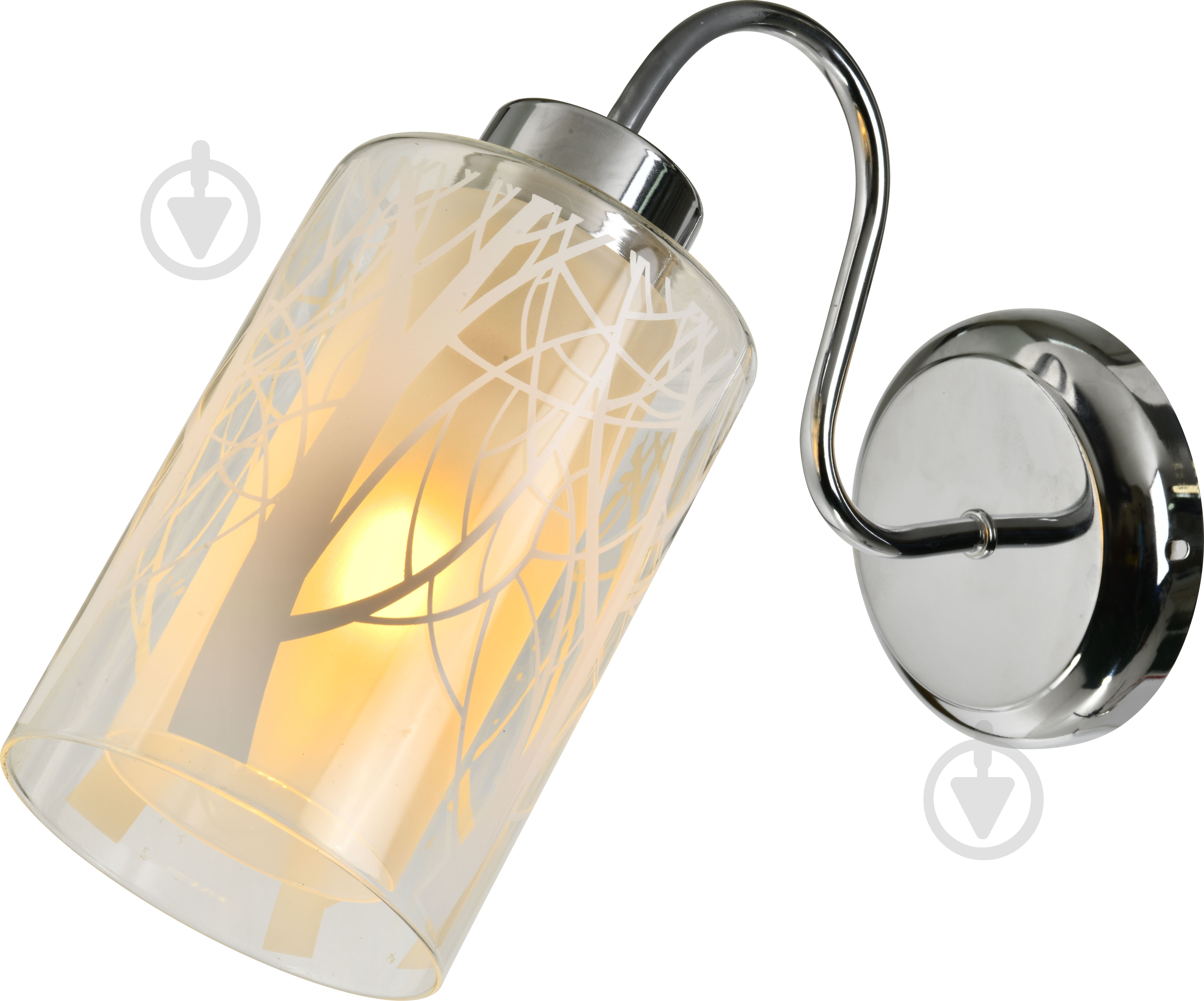 Світильник настінний Accento lighting Bizy 1x60 Вт E27 хром ALPL-PL761W-1 - фото 1