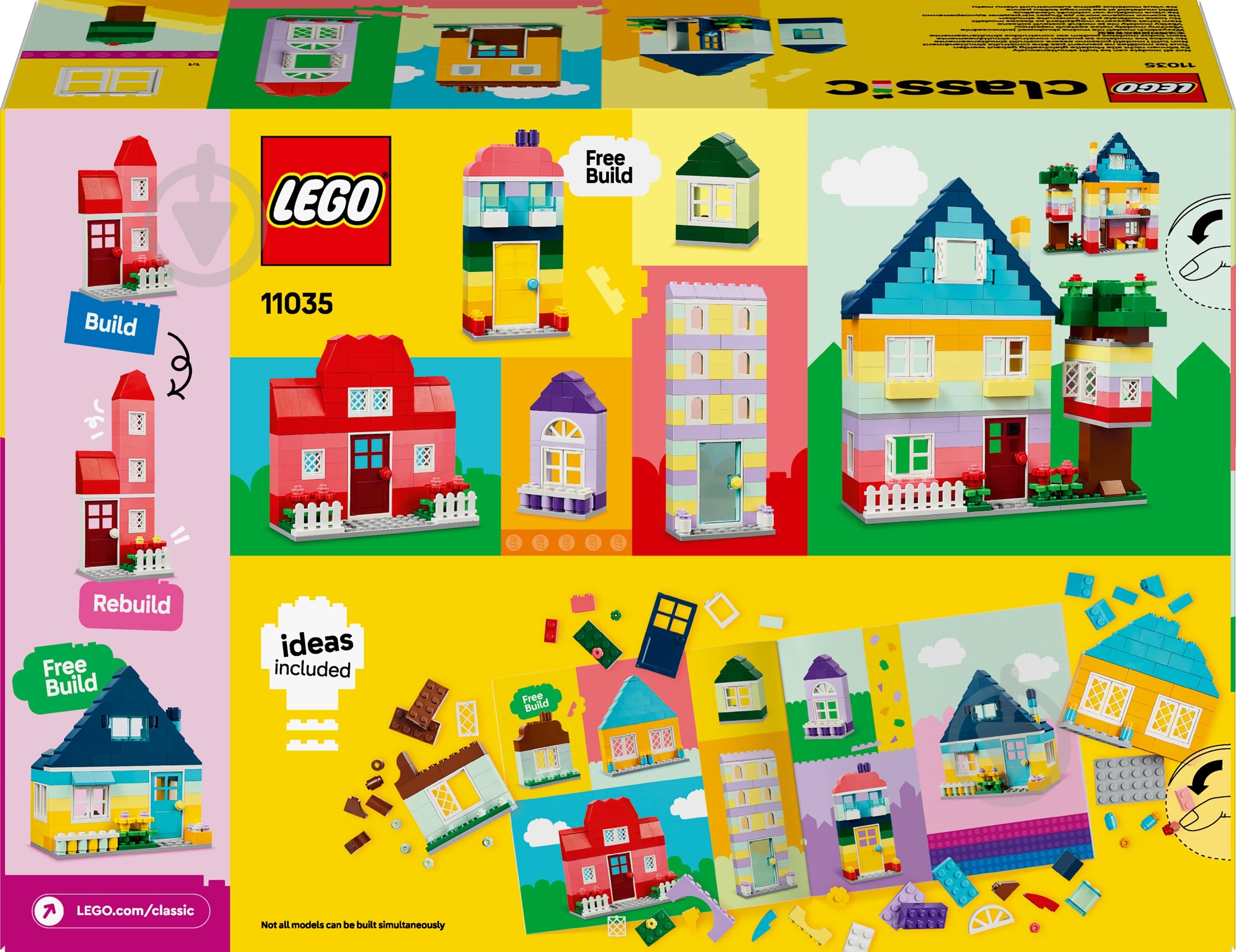 Конструктор LEGO Classic Творчі будинки 11035 - фото 2 Конструктор LEGO Classic Творчі будинки 11035 - фото 2
