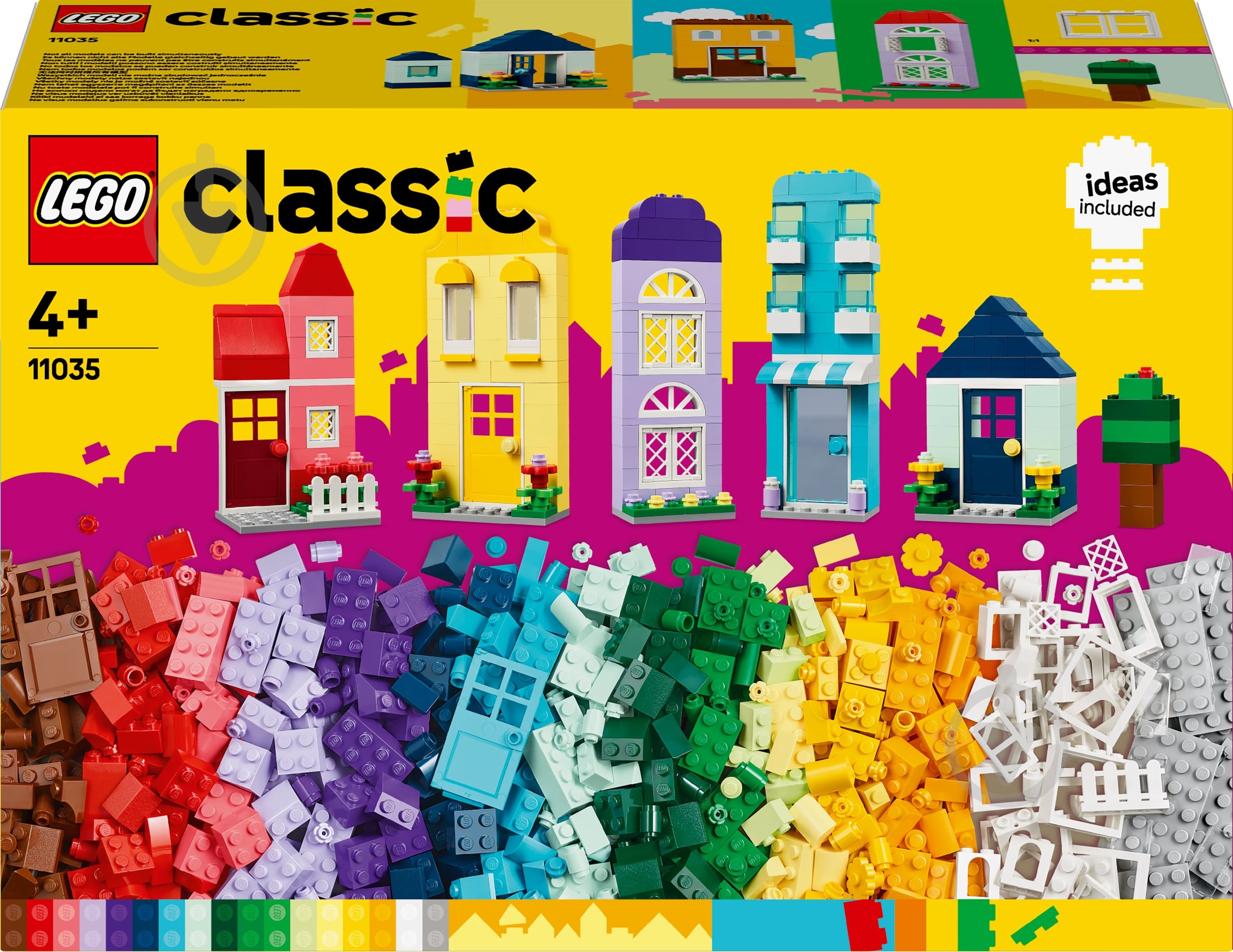 Конструктор LEGO Classic Творчі будинки 11035 - фото 1 Конструктор LEGO Classic Творчі будинки 11035 - фото 1