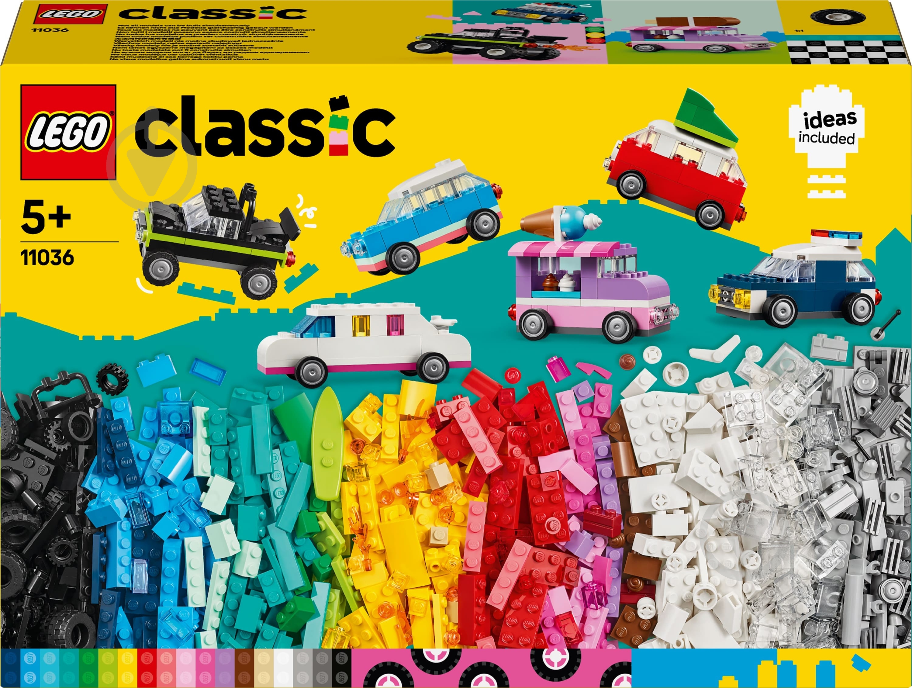 ᐉ Конструктор LEGO Classic Творчі транспортні засоби 11036