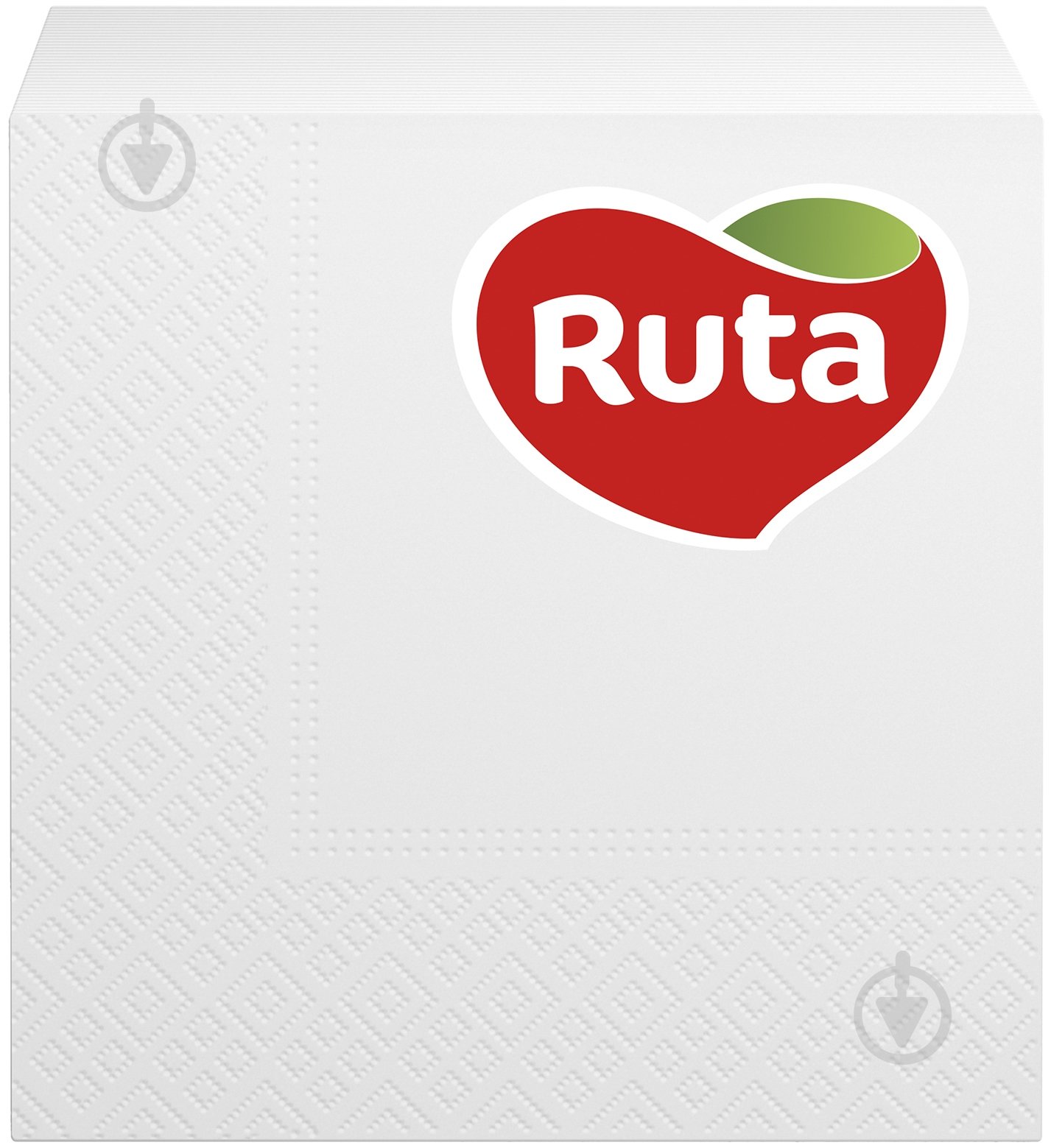 Салфетки столовые Ruta 24х24 см белый 40 шт. - фото 1