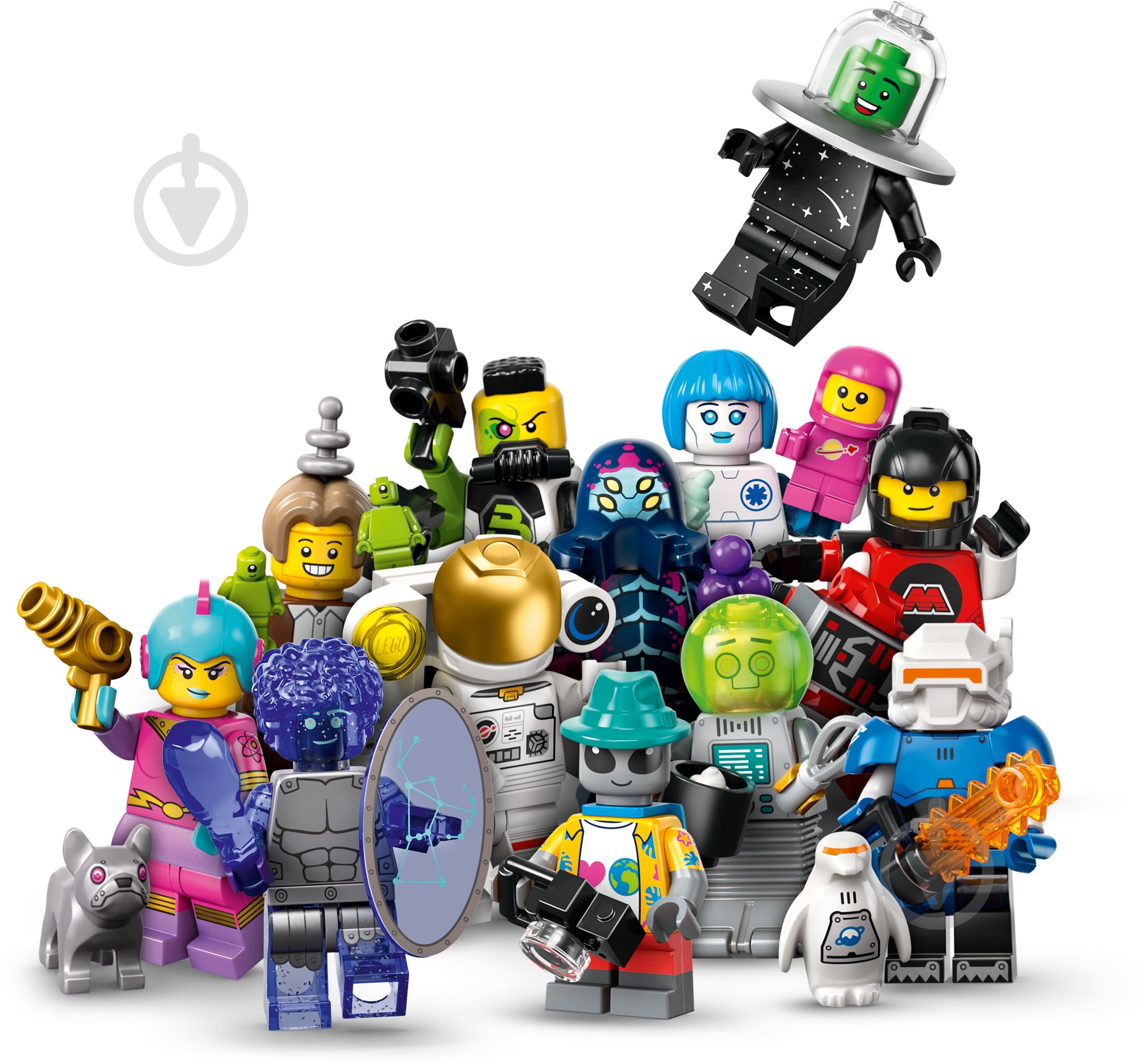 Конструктор LEGO Minifigures Космос Серия 2 71046 - фото 3 Конструктор LEGO Minifigures Космос Серия 2 71046 - фото 3