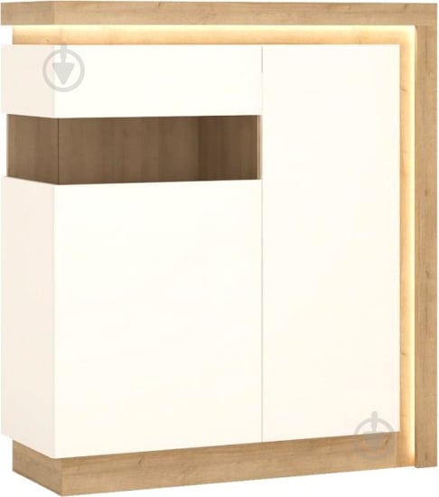 Витрина Meble Wojcik LYON LYOV04 L 2D дуб ривьера - фото 1 Витрина Meble Wojcik LYON LYOV04 L 2D дуб ривьера - фото 1