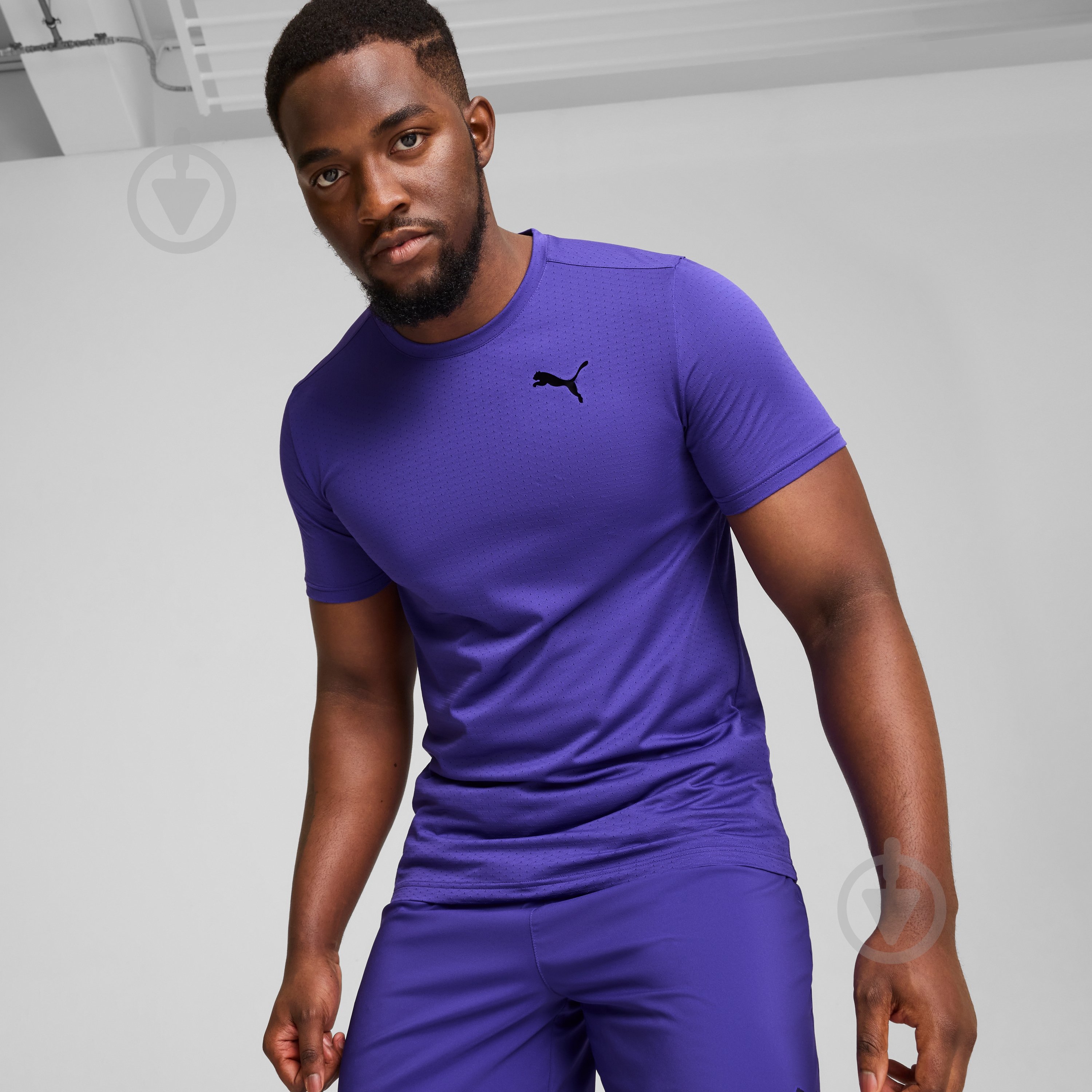 Футболка Puma TRAIN FAV BLASTER TEE 52235183 р.S фиолетовый - фото 3