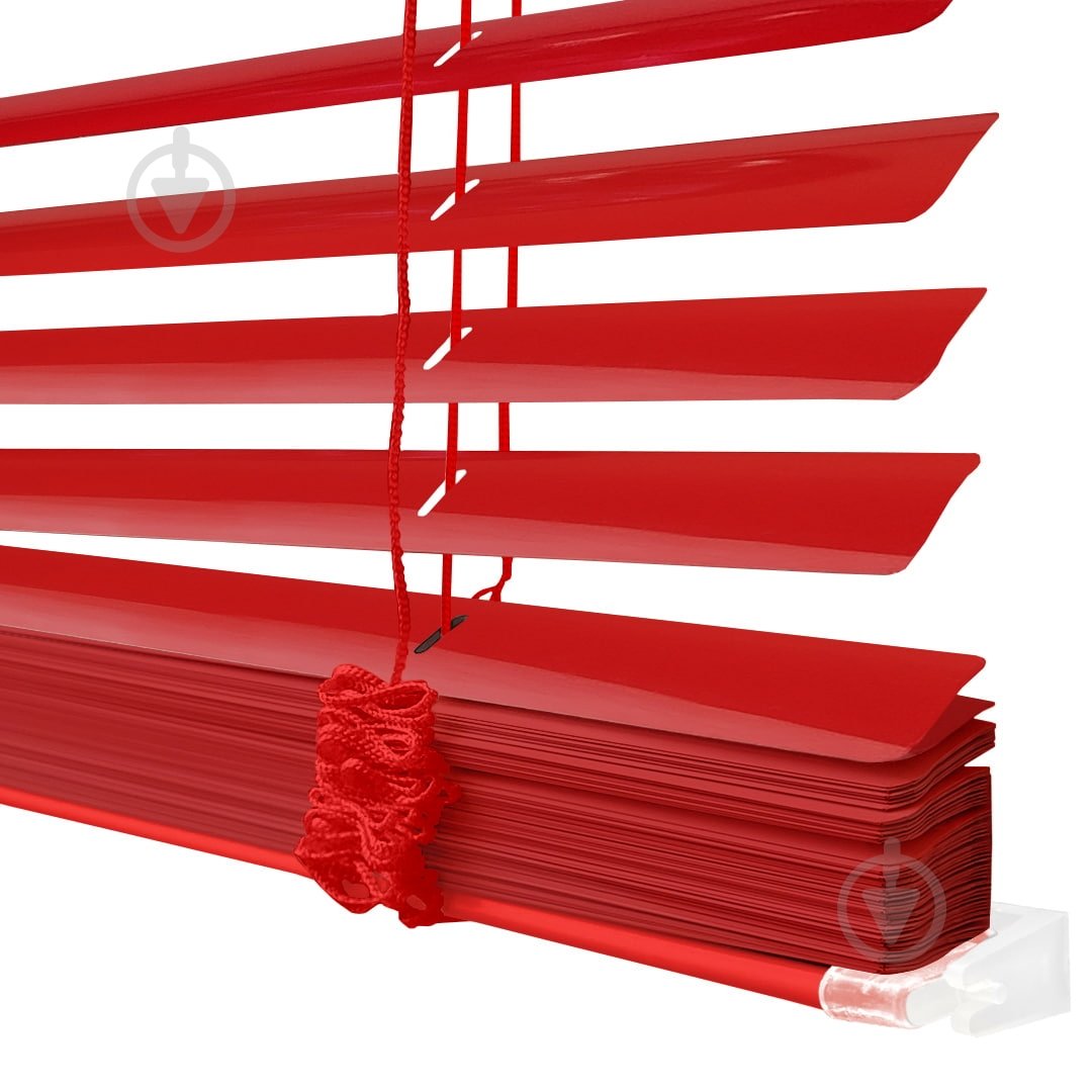 Жалюзи Rollotex алюминиевые горизонтальные с фиксацией 54х170 см красные глянцевые - фото 5 Жалюзи Rollotex алюминиевые горизонтальные с фиксацией 54х170 см красные глянцевые - фото 5