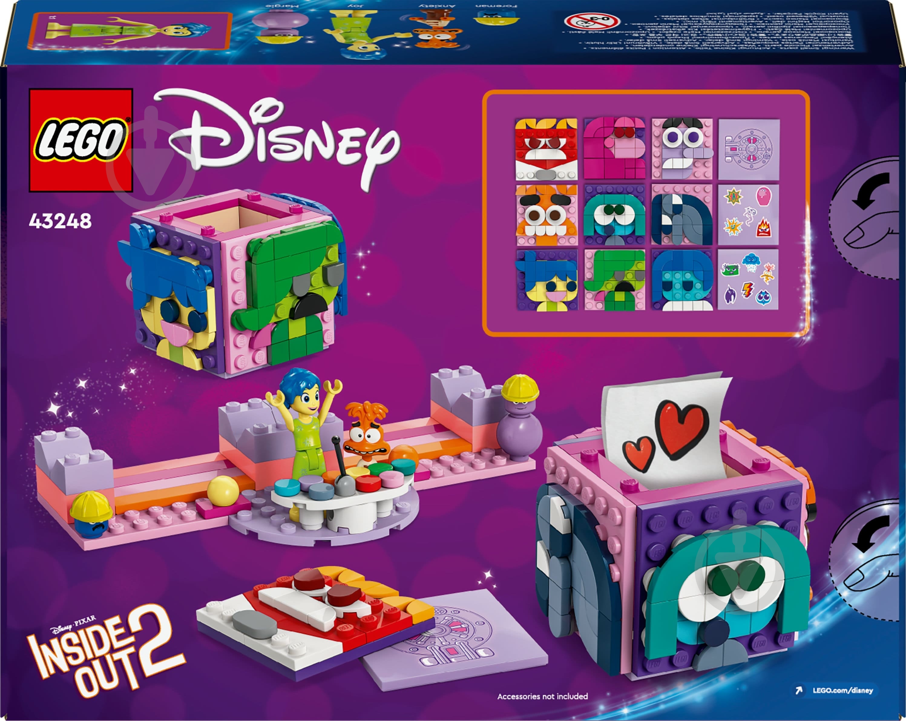 ᐉ Конструктор LEGO Disney Кубики емоцій із Думками навиворіт 2