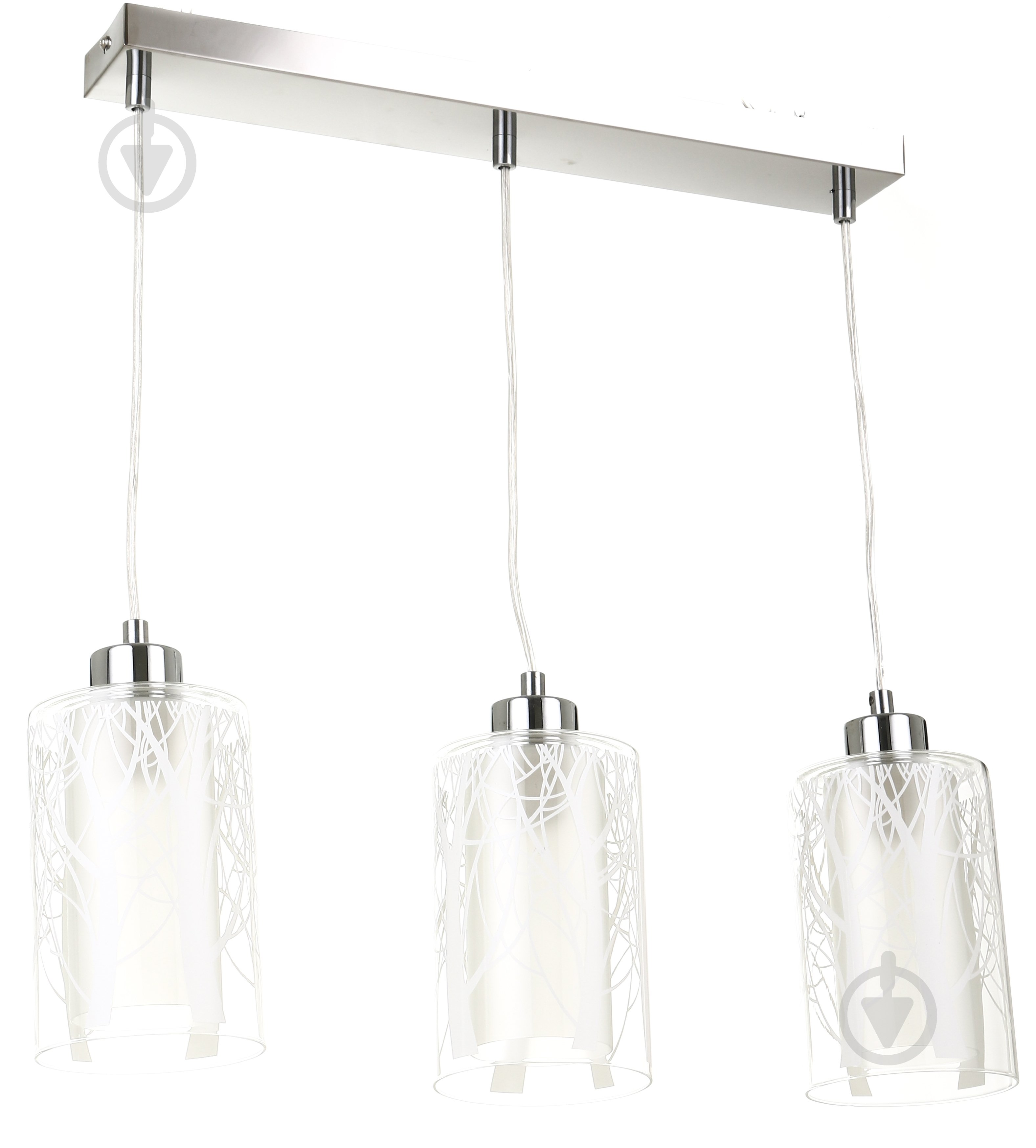 Підвіс Accento lighting Bizy 3x60 Вт E27 хром ALPL-PL1761-3 - фото 1