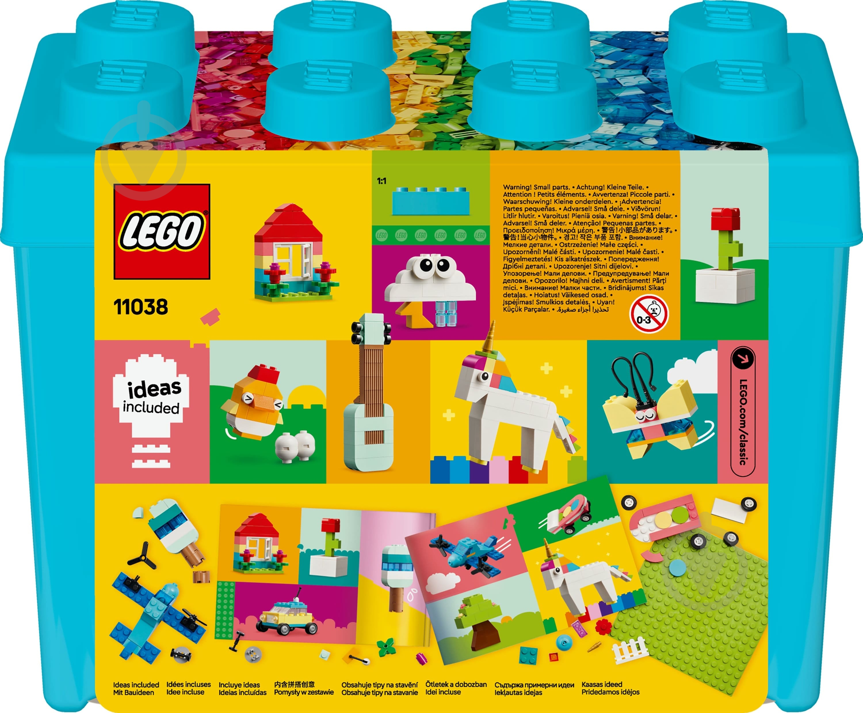 ᐉ Конструктор LEGO Classic Коробка кубиков для яркого творческого