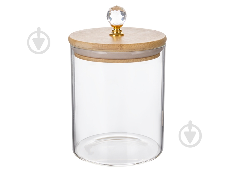 Банка з кришкою LeGlass Crystal 14 см 750 мл (605-005) - фото 1