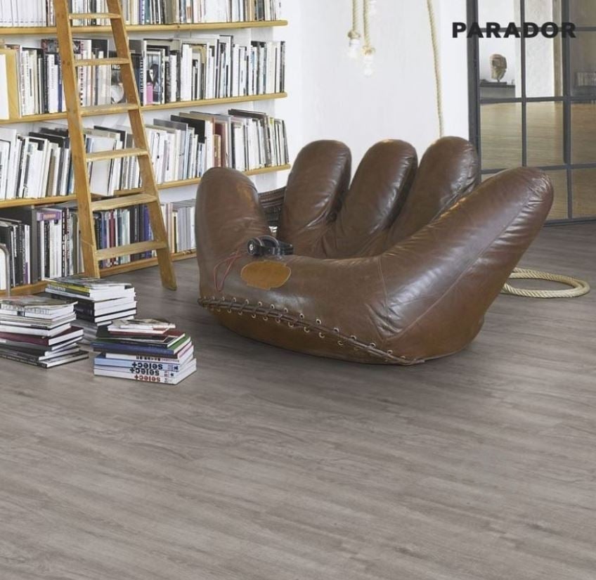 Ламінат PARADOR Basic 400 V4 дуб світло-сірий 32/АС4/8 мм (1426530) - фото 7